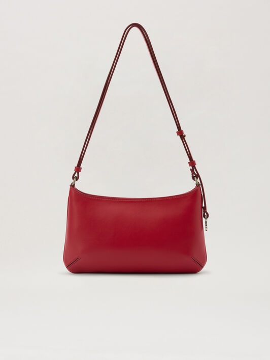 PALM ANGELS Classic Logo Giorgina Bag RED OFF WHITE PWNN03GS26LEA001