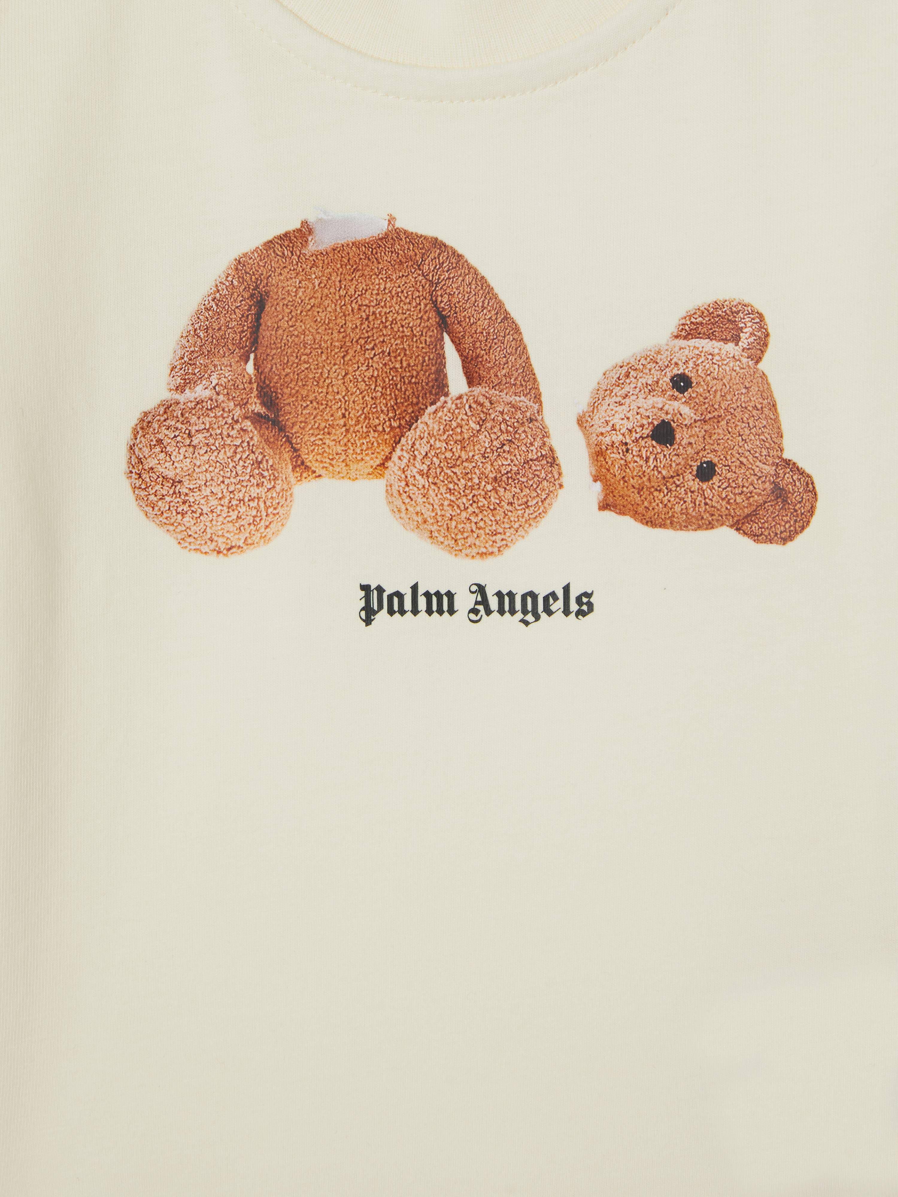 PALM ANGELS  Bear T-shirt ICE - MARRONE PGXB001S25JER002