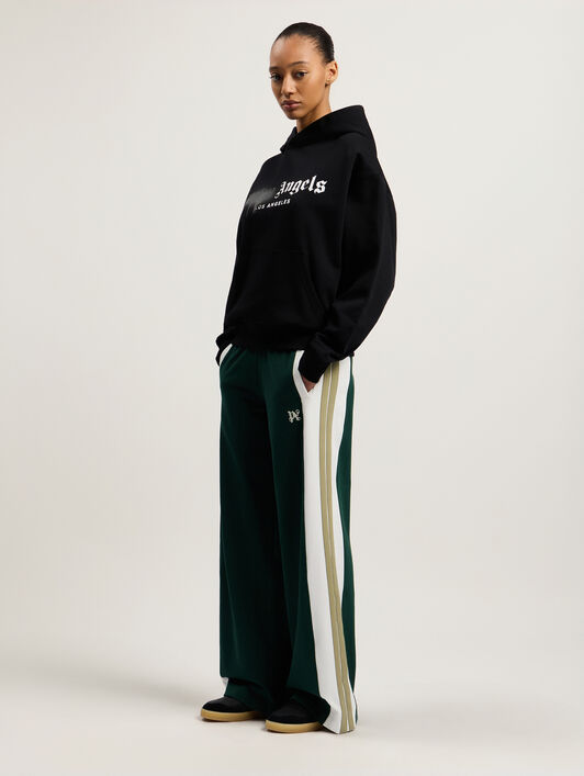 PALM ANGELS Spray City Los Angeles Hoodie Black/Black PMBB17DT26FLE001