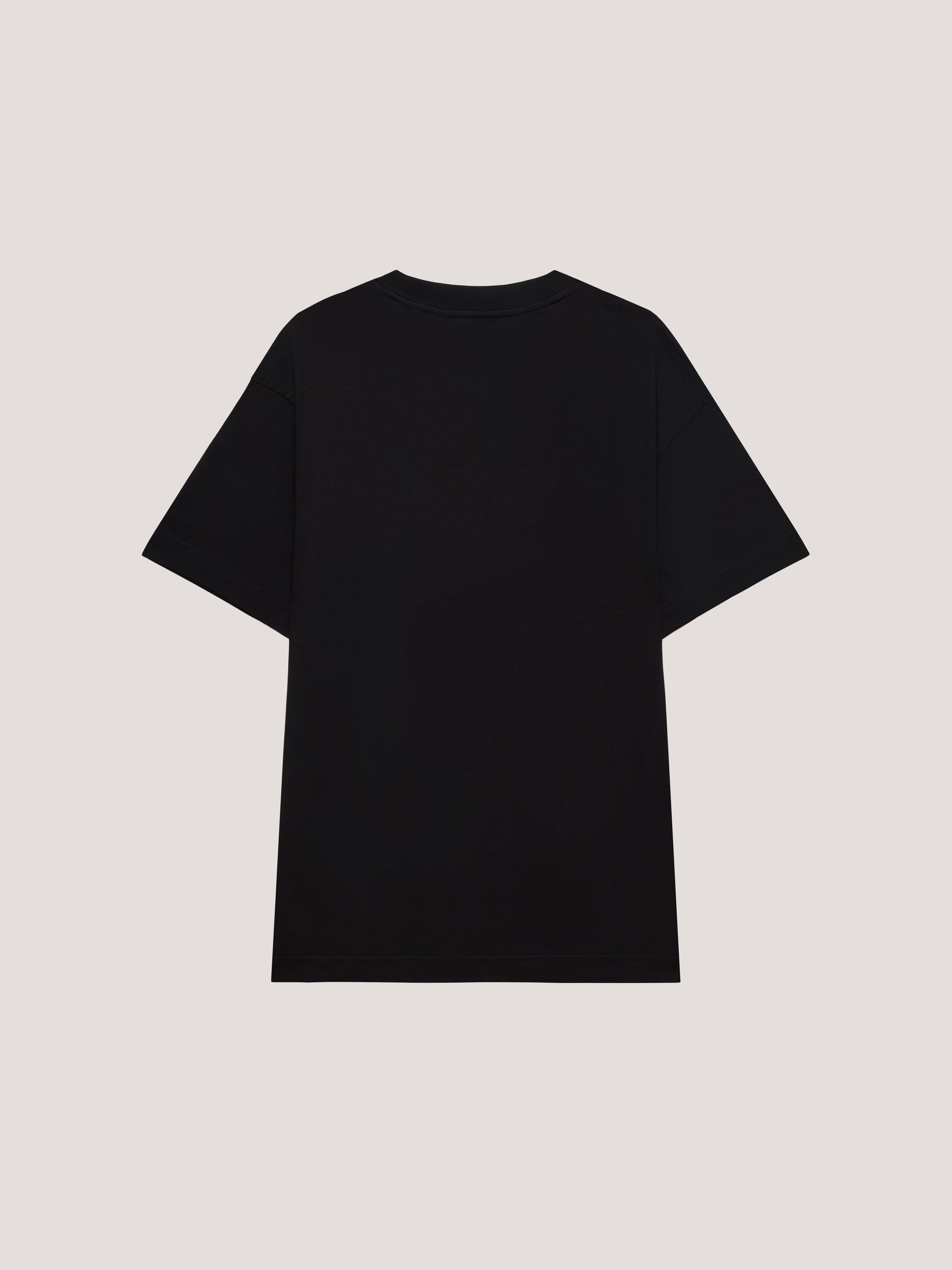 PALM ANGELS Spray Milan T-Shirt Black/Yellow PMAA109T26JER004