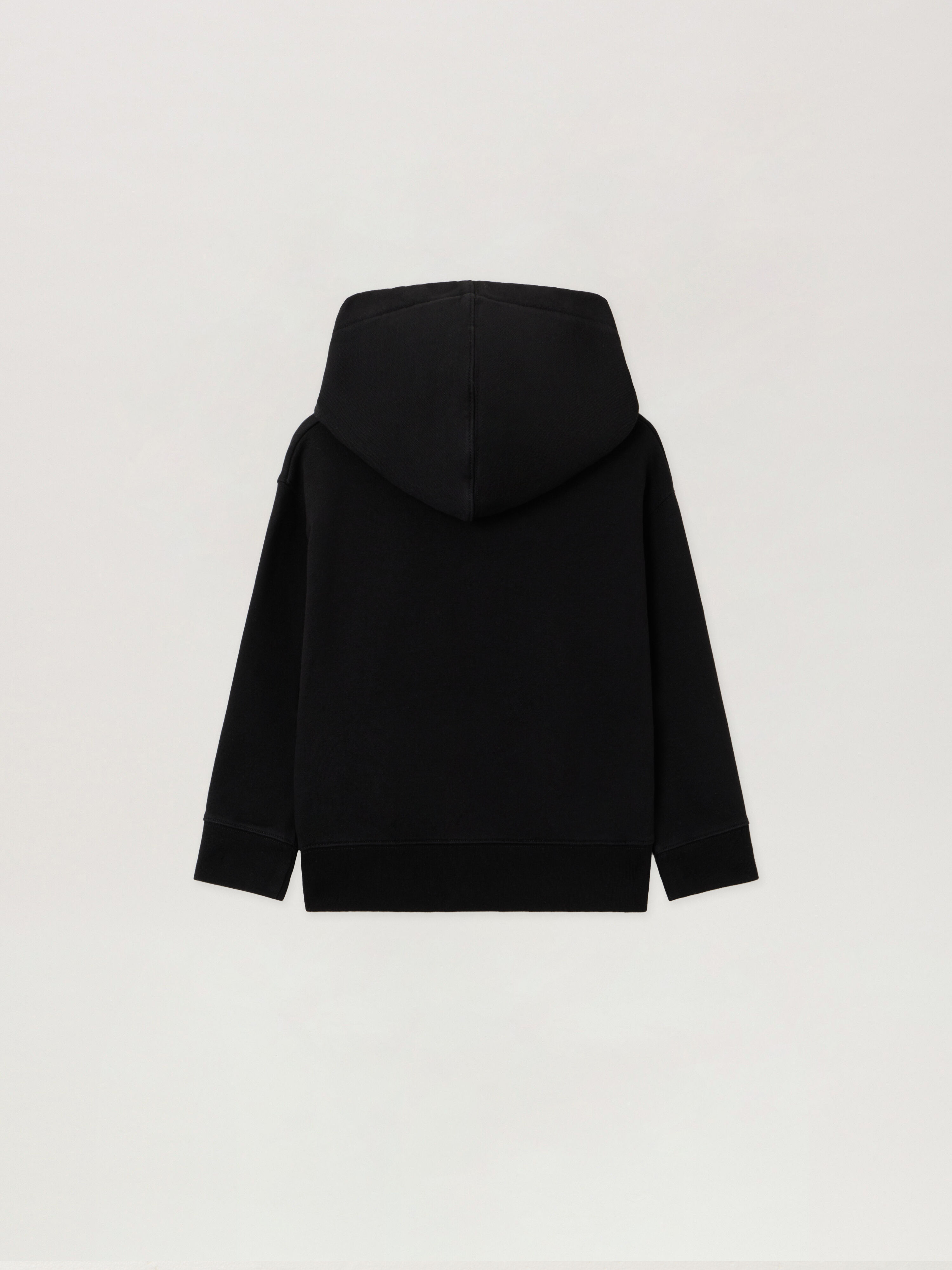 PALM ANGELS Blurred Logo Reg.Hoodie BLACK - ROSE PINK PGBB015F25FLE001