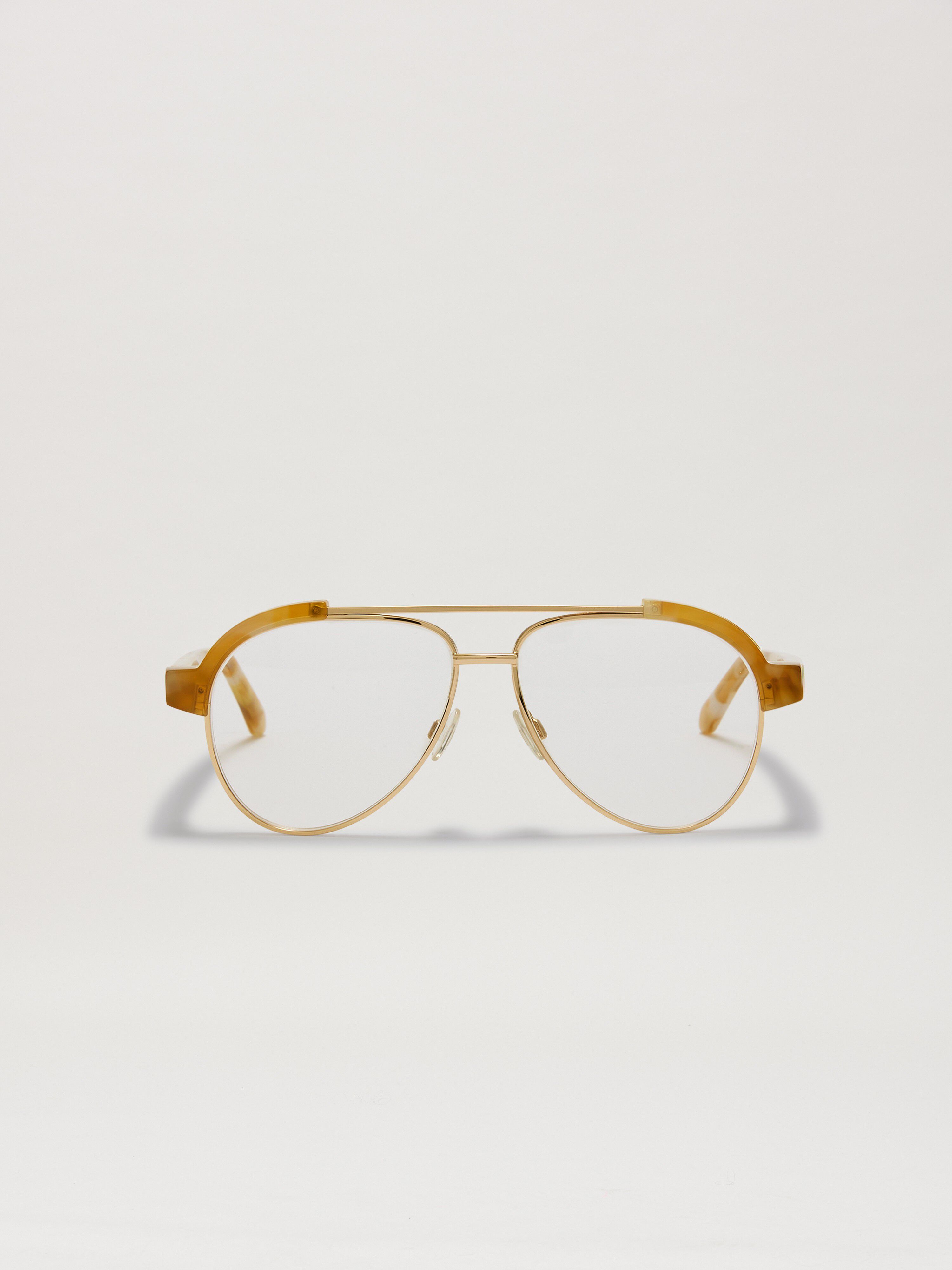 PALM ANGELS  Style 18 eyewear HAVANA LIGHT - NO COLOR PERJ018S25PLA001