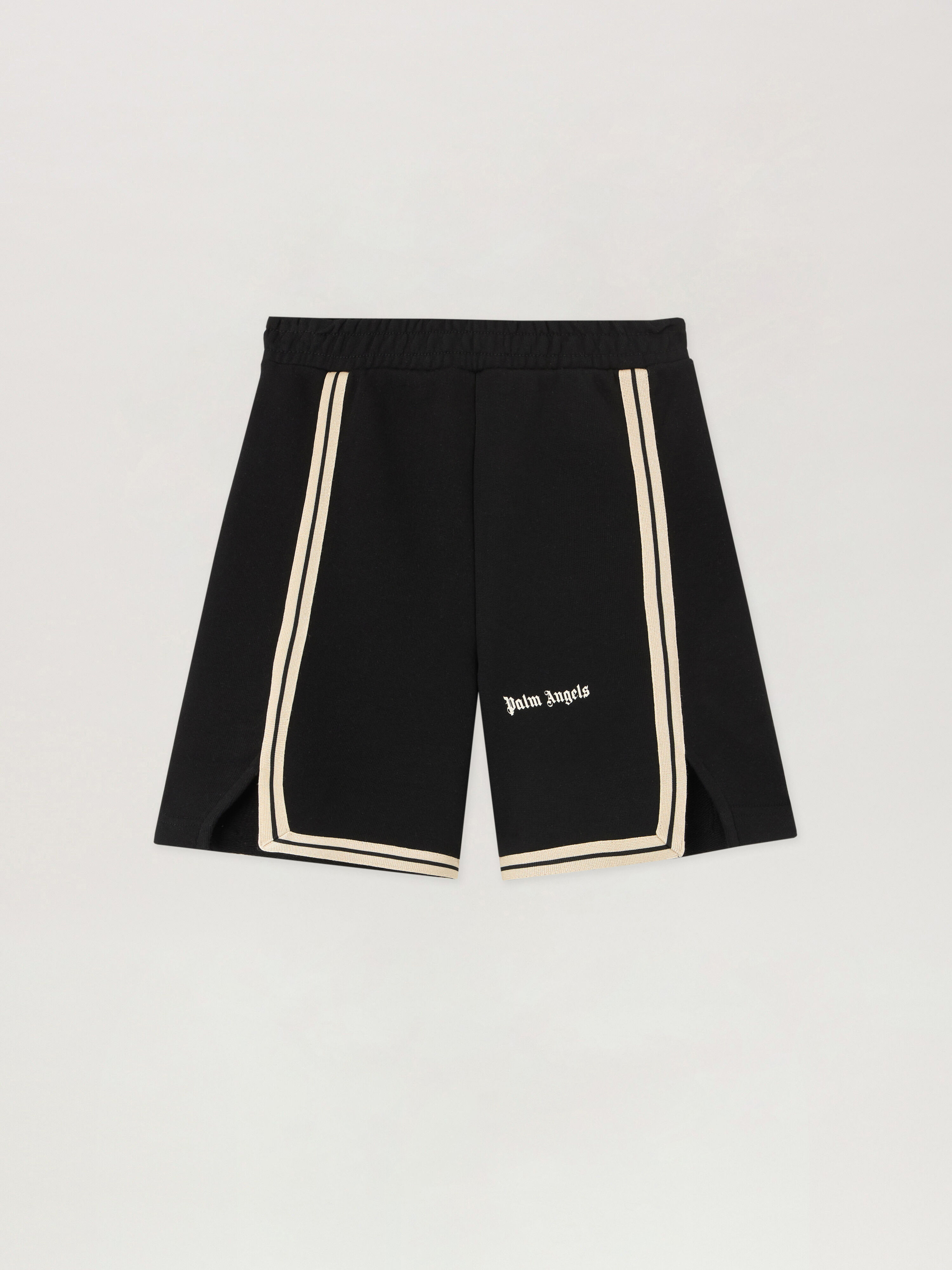 Logo Stripe Sweatshorts in NERO/BLACK | Palm Angels®