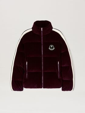 PALM ANGELS  Abrolhos down jacket Moncler x Palm Angels BURGUNDY - WHITE PMEJ008T25FAB001