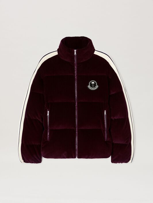 PALM ANGELS  Abrolhos down jacket Moncler x Palm Angels BURGUNDY - WHITE PMEJ008T25FAB001