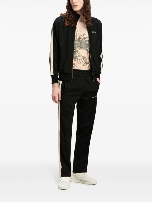 PALM ANGELS Classic Logo Track Jacket BLACK OFF WHITE PMBD058C99FAB001