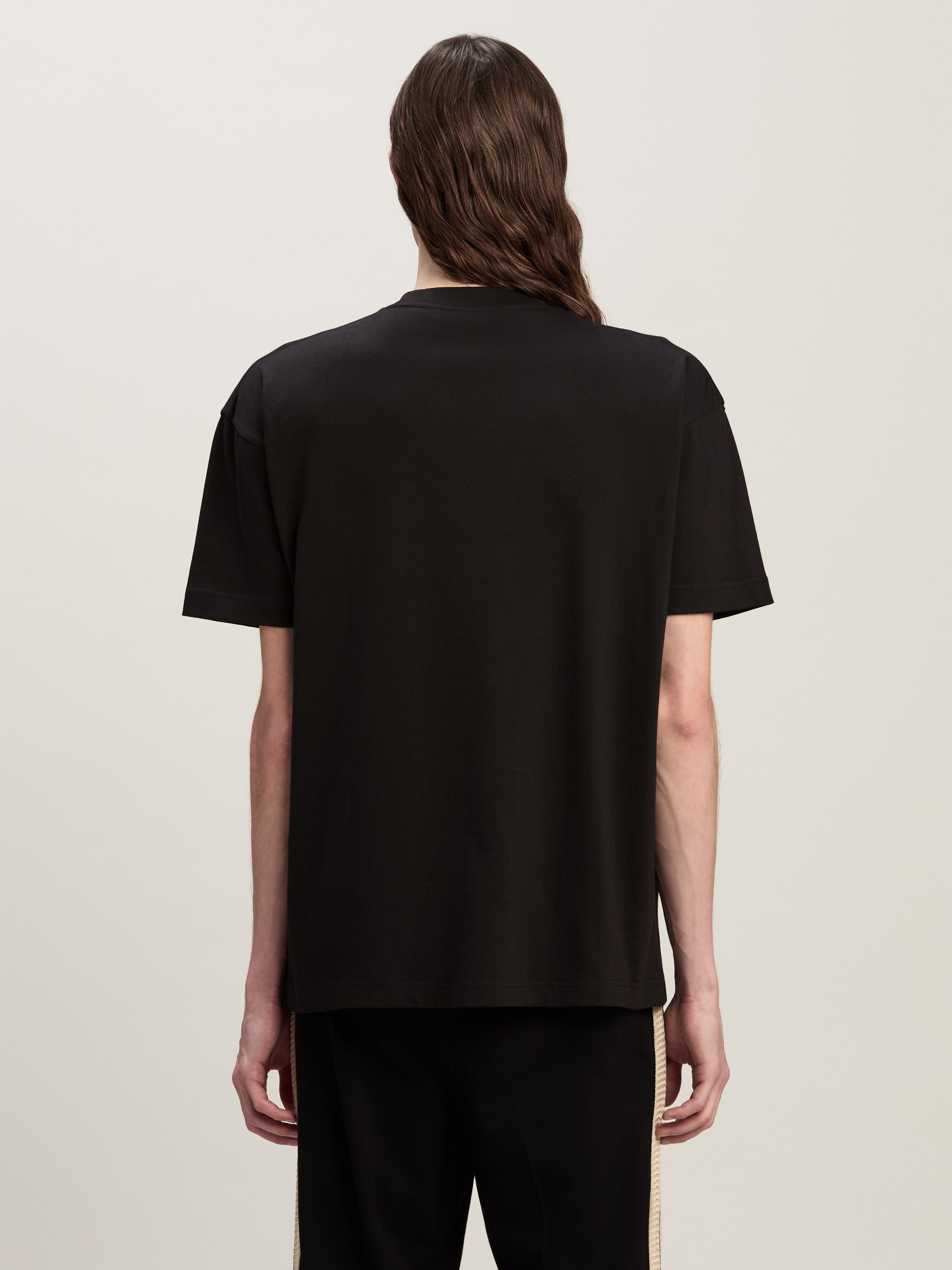 PALM ANGELS Monogram Spray City T-Shirt Paris BLACK PMAA001C99JER027