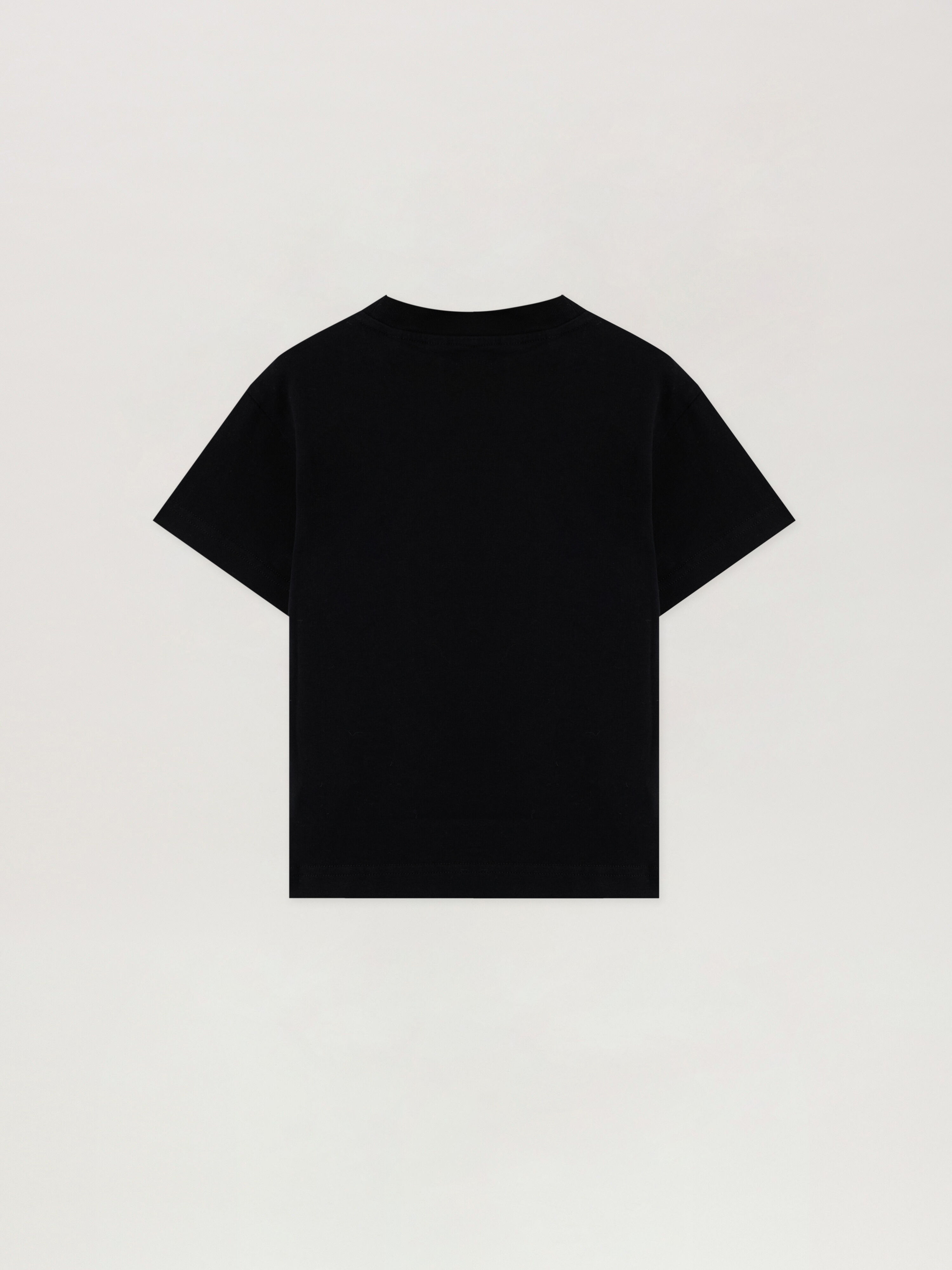 PALM ANGELS Blurred Logo Reg.Tshirt S/S BLACK - ROSE PINK PGAA002F25JER007