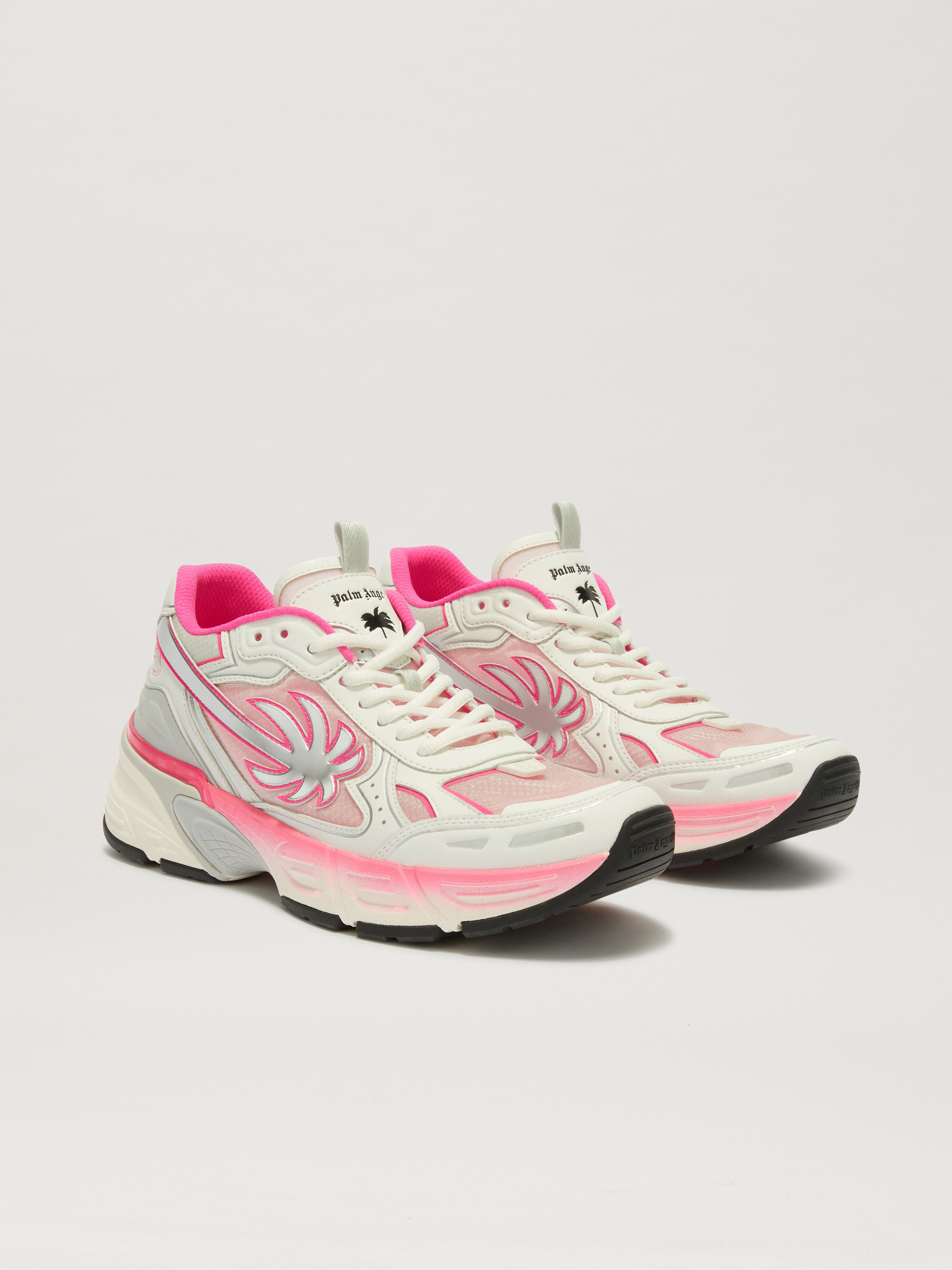 PALM ANGELS  PA 4 Fluo Sneaker FUCHSIA FLUO - SILVER PMIA102S25FAB002