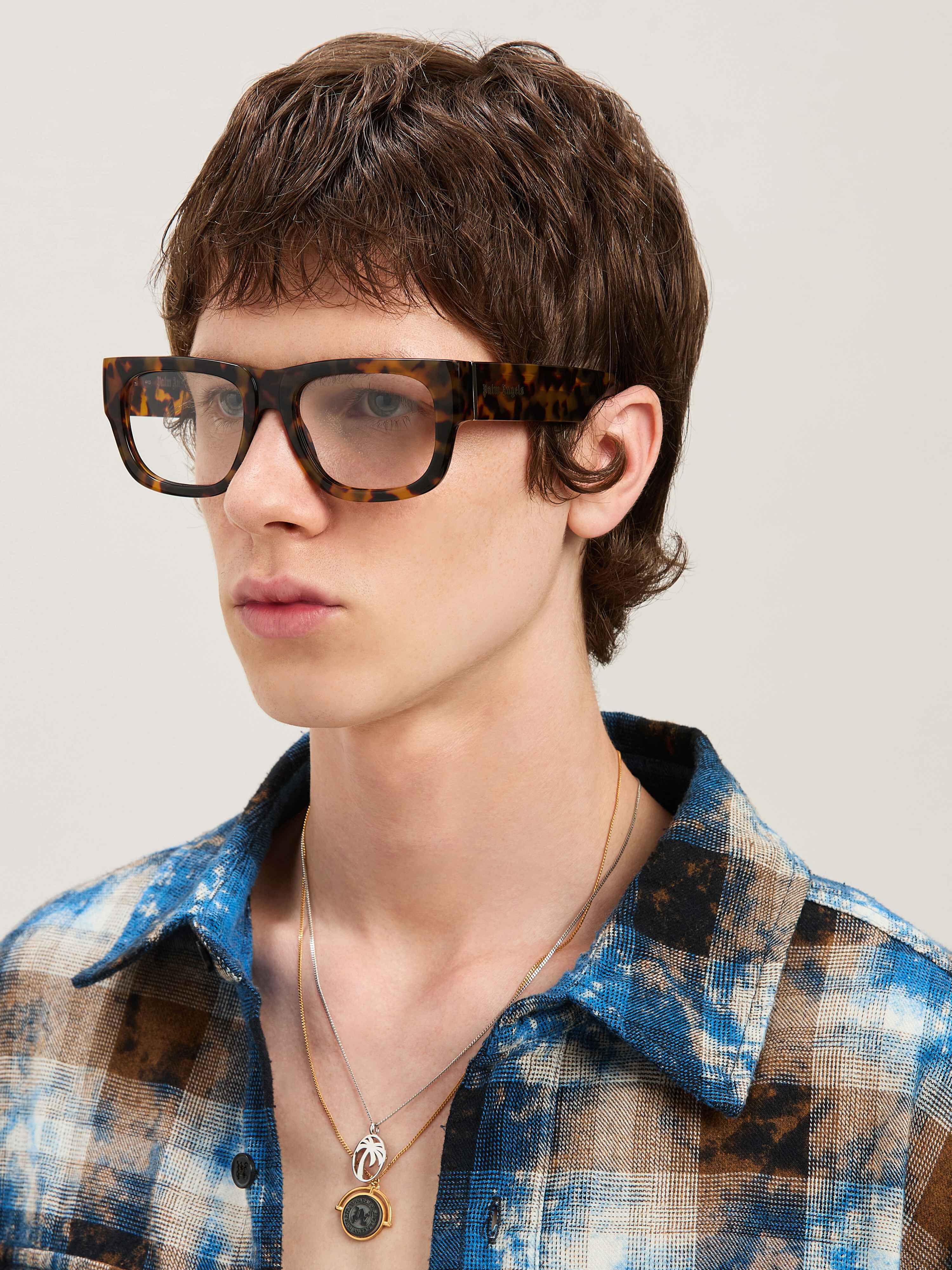 PALM ANGELS  Styke 14 eyewear HAVANA - NO COLOR PERJ014S25PLA001