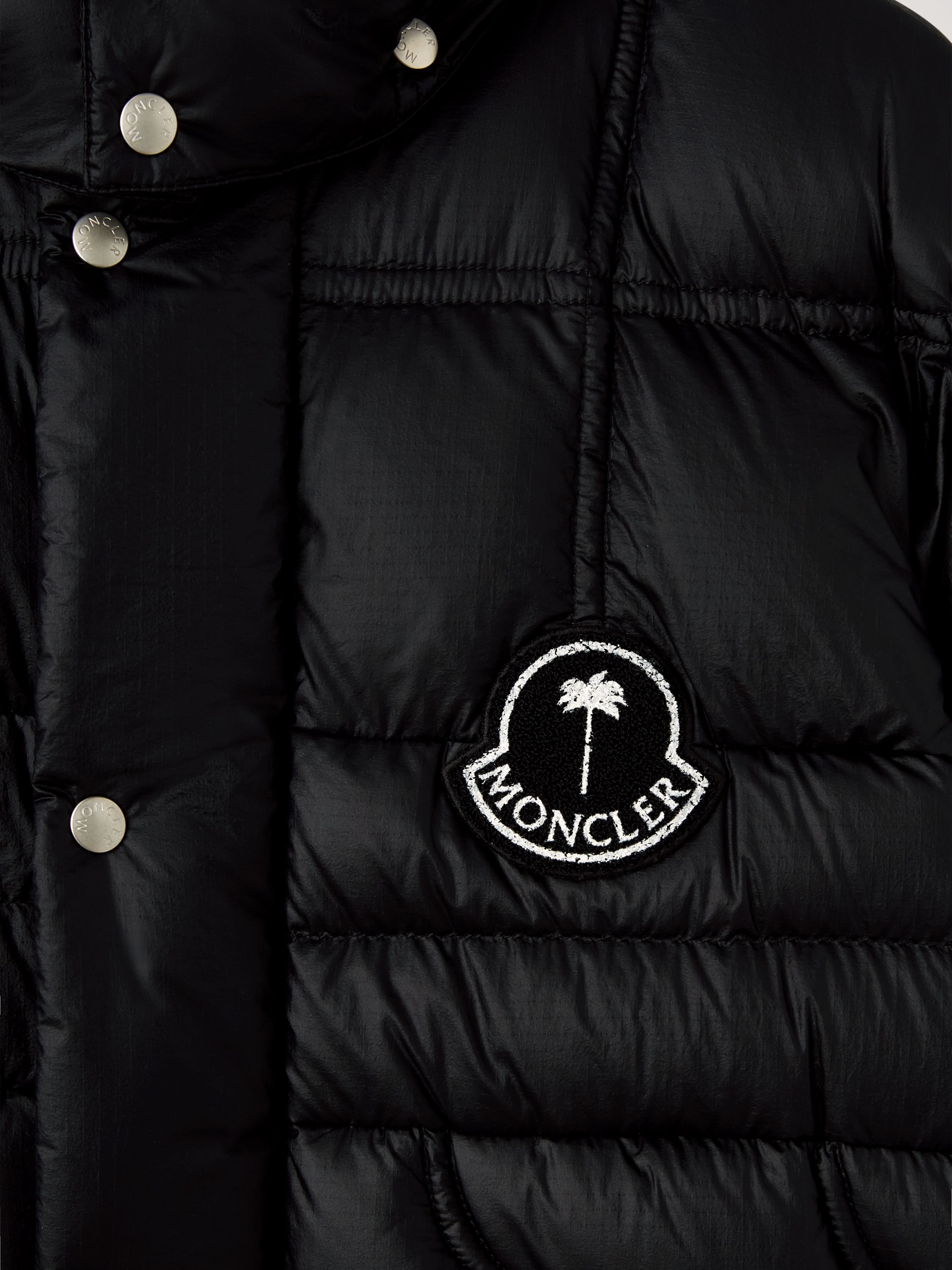 PALM ANGELS  Cherith down jacket Moncler x Palm Angels BLACK - BLACK PMEJ005T25FAB001