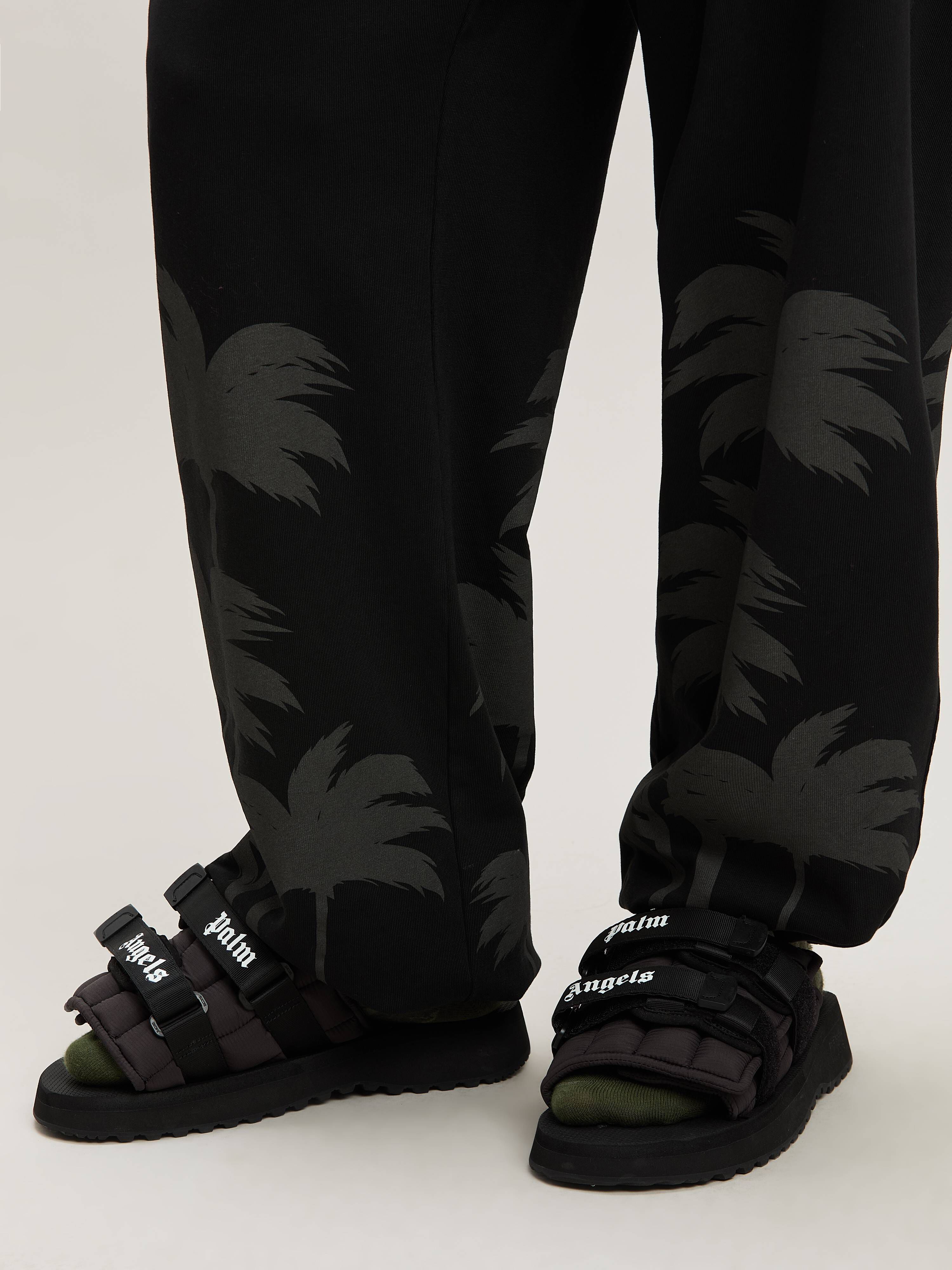 PALM ANGELS  Palms print sweatpants VINTAGE BLACK - VINTAGE BLACK PMCH025S25FLE001