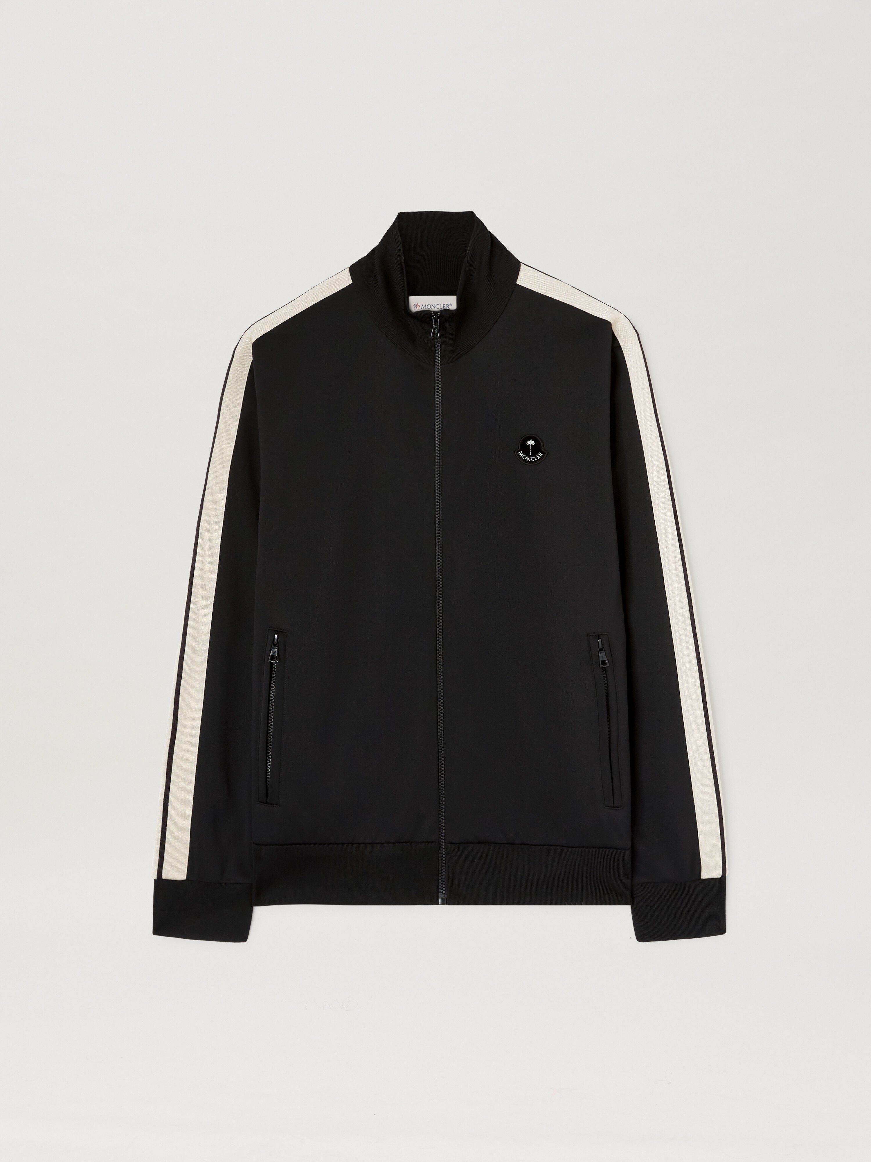PALM ANGELS  Track Jacket Moncler x Palm Angels NERO - BIANCO PMBE023T25FAB001