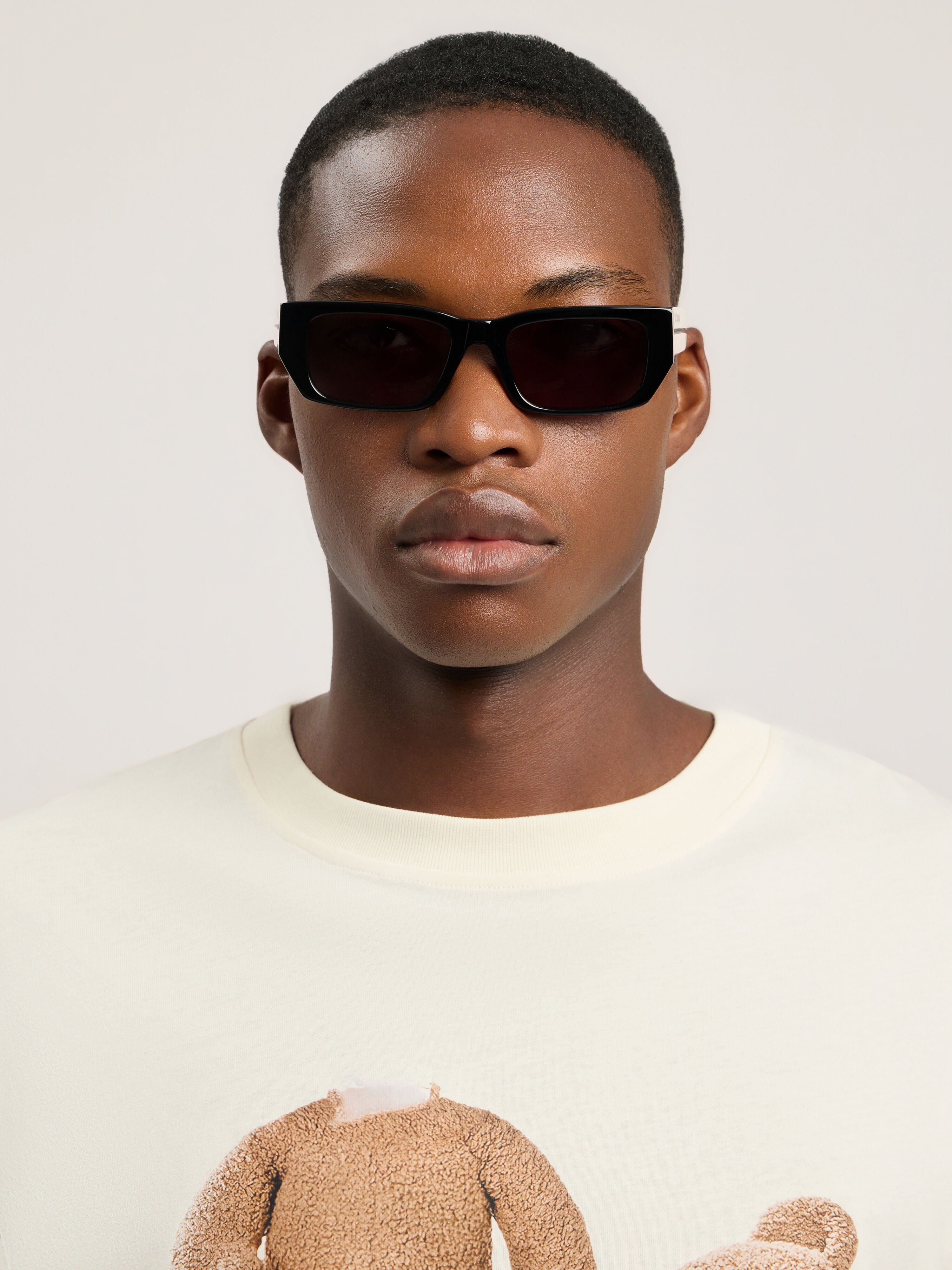 Moss Sunglasses PALM ANGELS Moss Sunglasses SHINY BLACK/WHITE PA1030010753