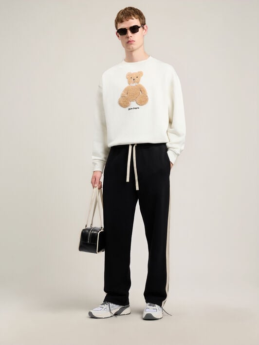 Bear Sweatshirt PALM ANGELS Bear Sweatshirt OFF WHITE BROWN PMBA08HS26FLE009