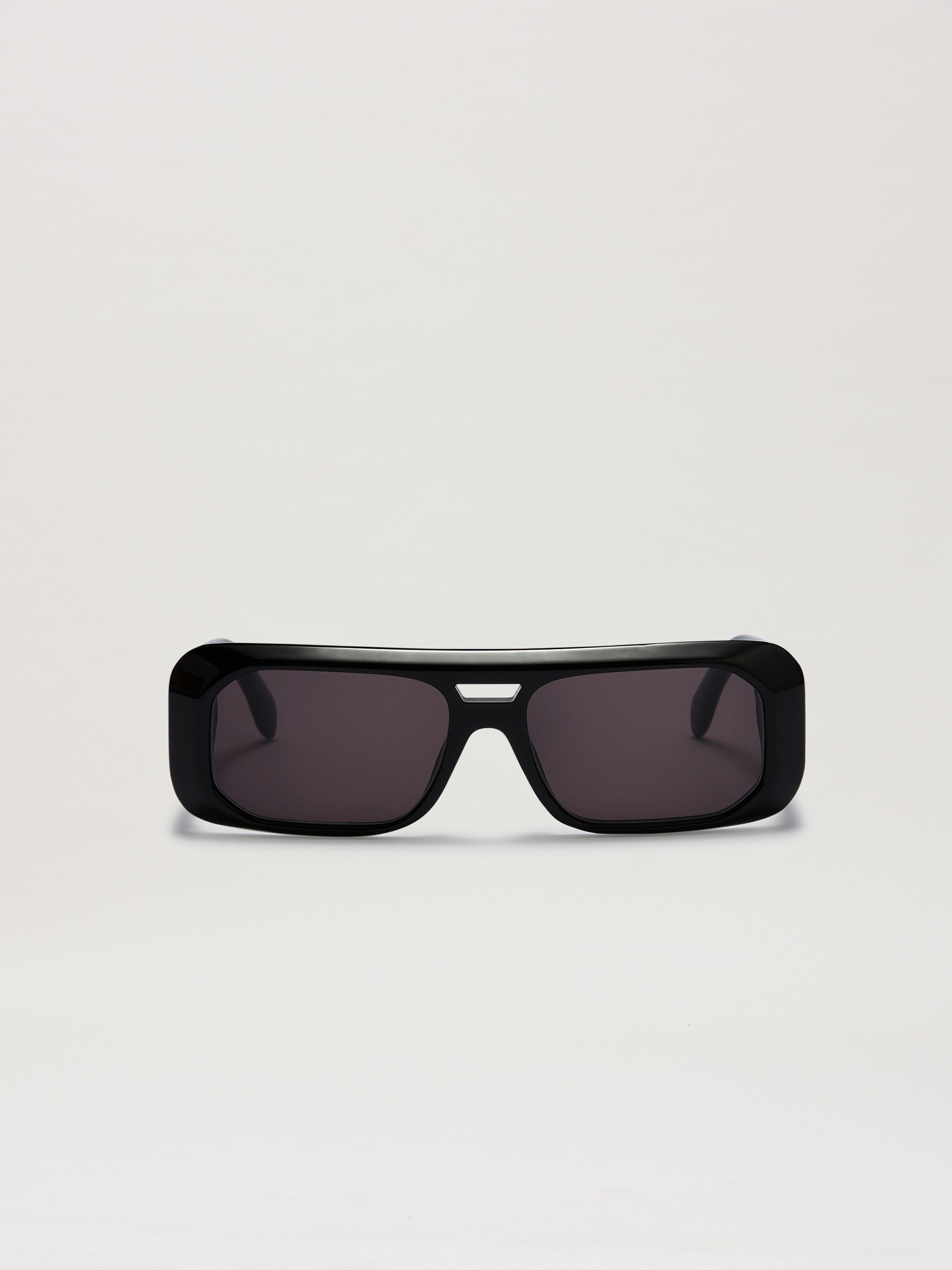PALM ANGELS  Willow sunglasses BLACK - DARK GREY PERI102S25PLA001