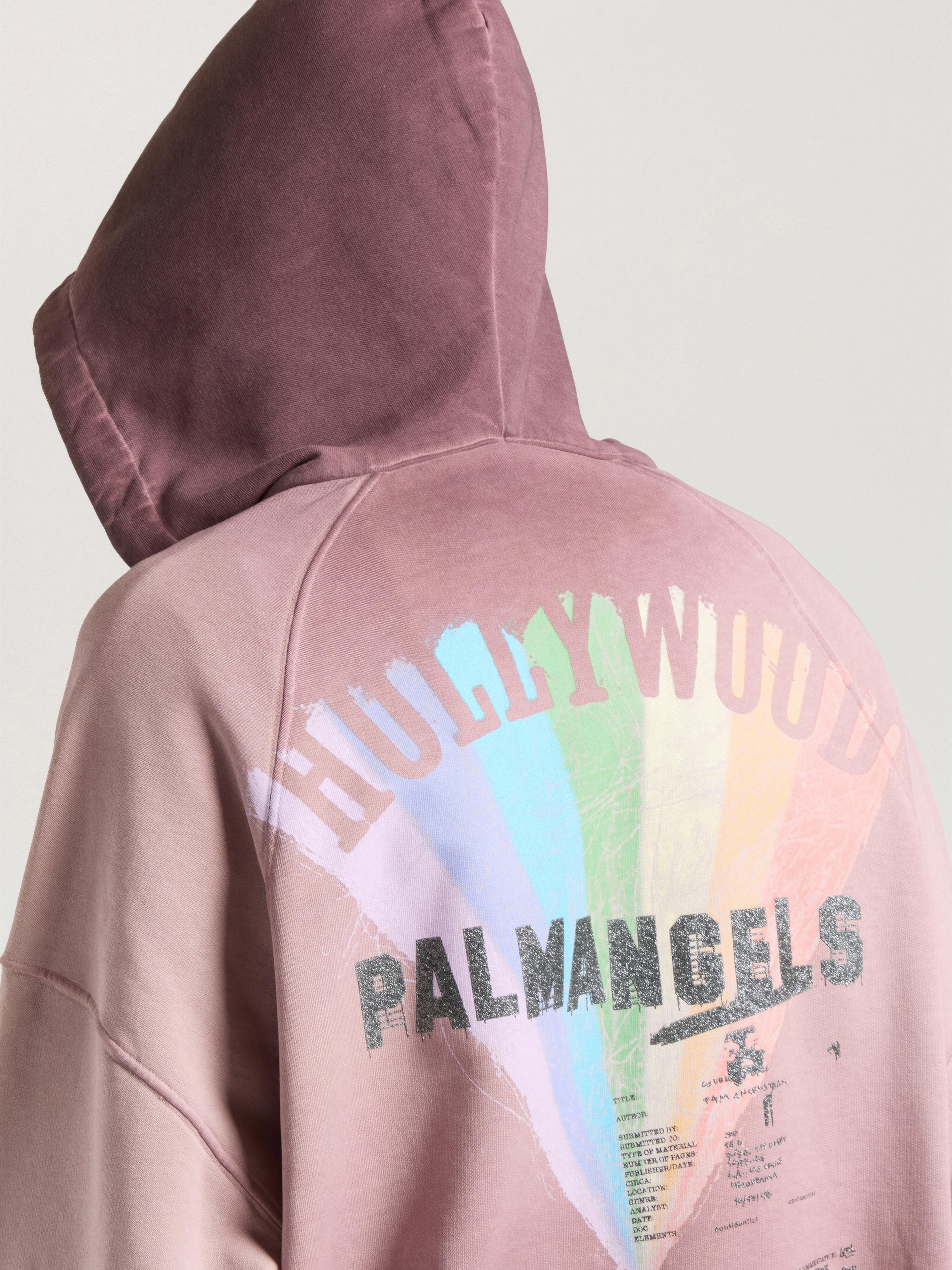 Neon Boulevard Back Hoodie PALM ANGELS Neon Boulevard Back Hoodie BROWN - MULTICOLOR PAMBB07W26FL01