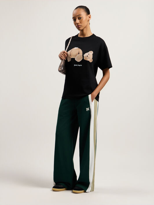 PALM ANGELS Broken Bear T-Shirt Black PMAA109T26JER003