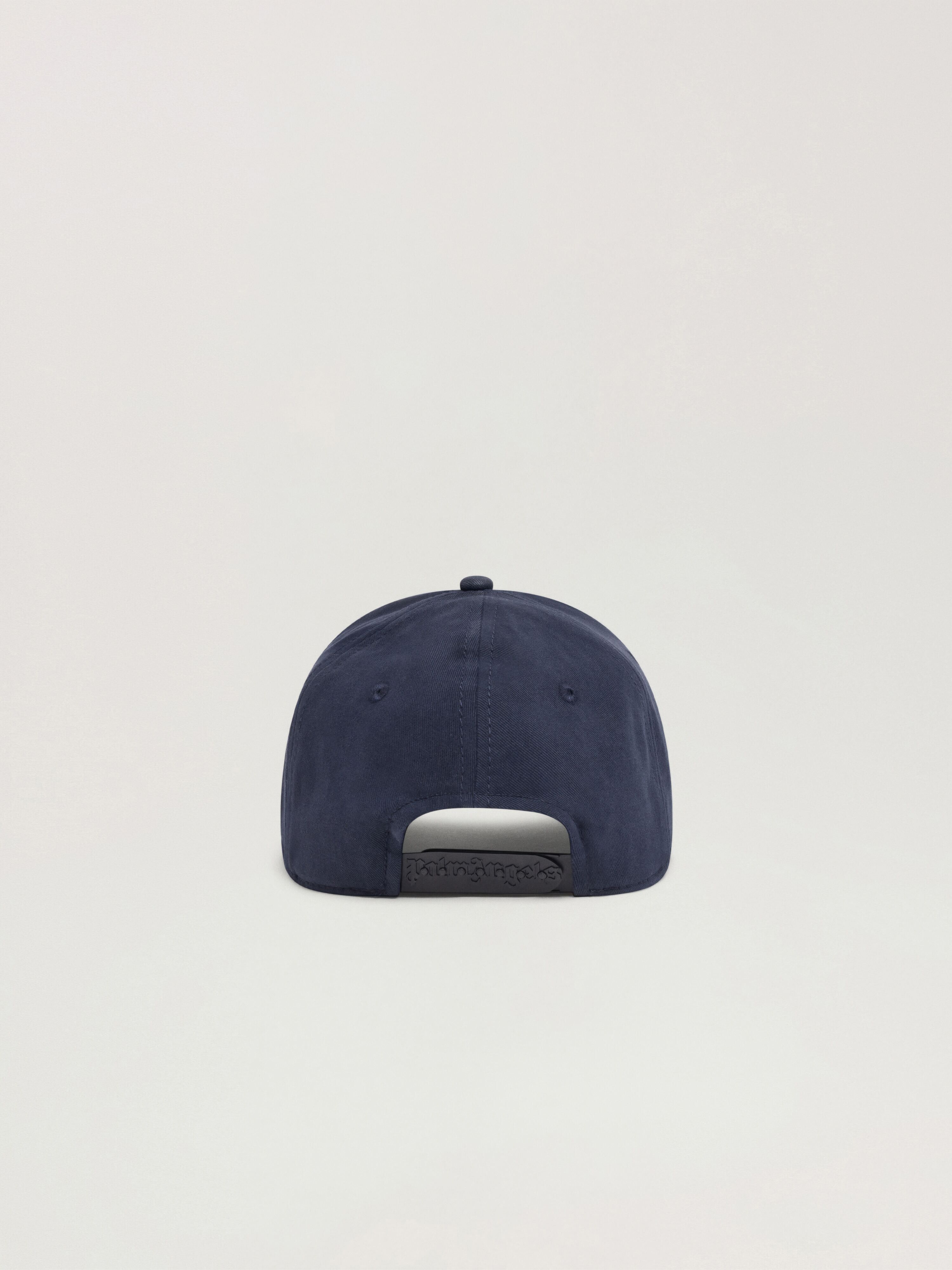 PALM ANGELS Maxi Logo Cap NAVY BLUE - OFF WHITE PALMB01W26FB05