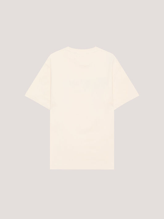 PALM ANGELS Spray City Los Angeles T-Shirt OFF White/Black PMAA109T26JER001