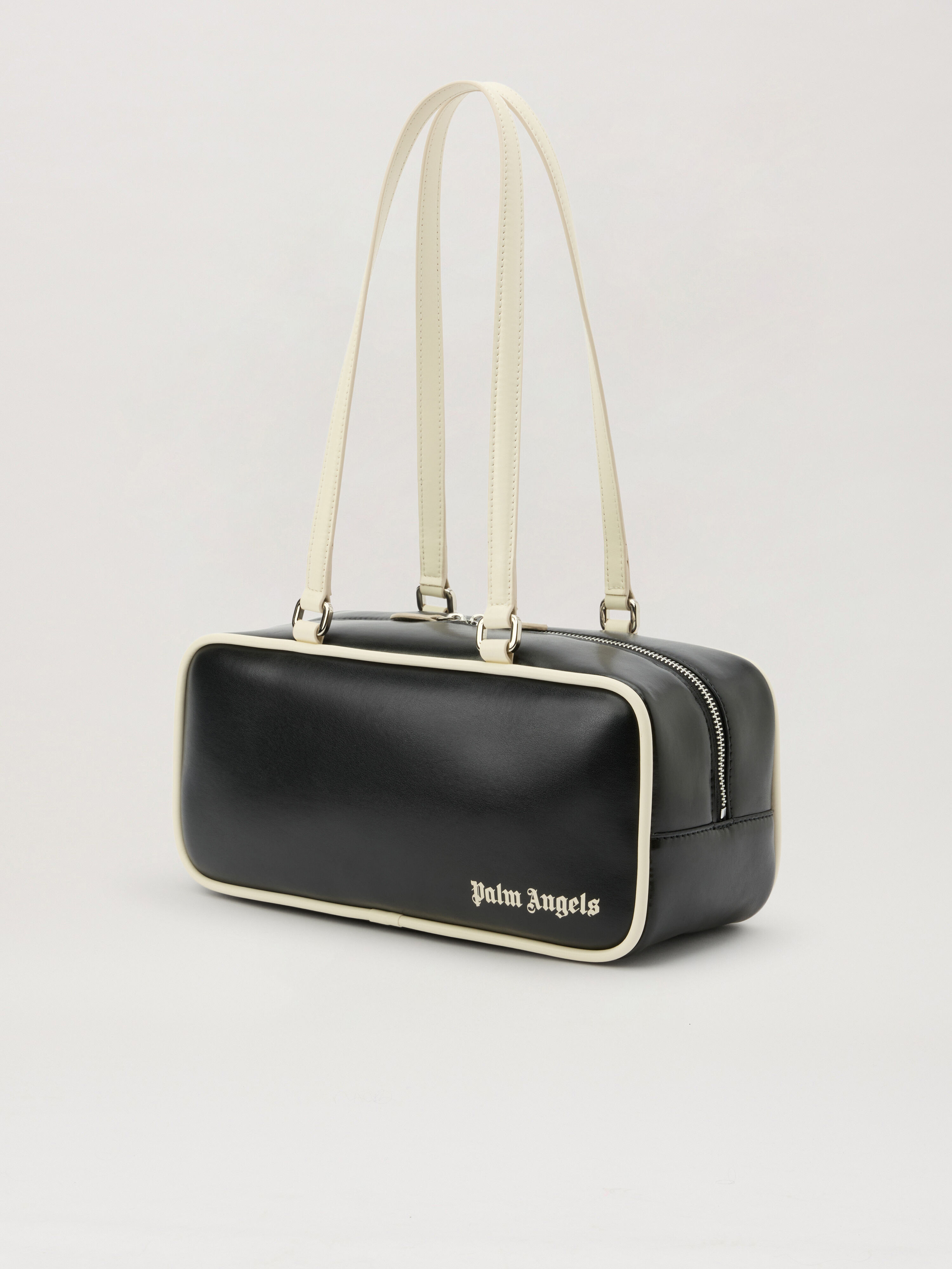 Classic Logo Shoulder Bag in BLACK OFF WHITE for Women | Palm Angels®