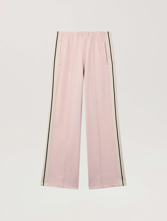 Classic Logo Track Loose Pants PALM ANGELS Classic Logo Track Loose Pants ROSE PINK - OFF WHITE PAWCJ05F26FB01