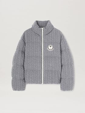 PALM ANGELS  Austru down jacket Moncler x Palm Angels GREY - WHITE PMEJ007T25KNI001