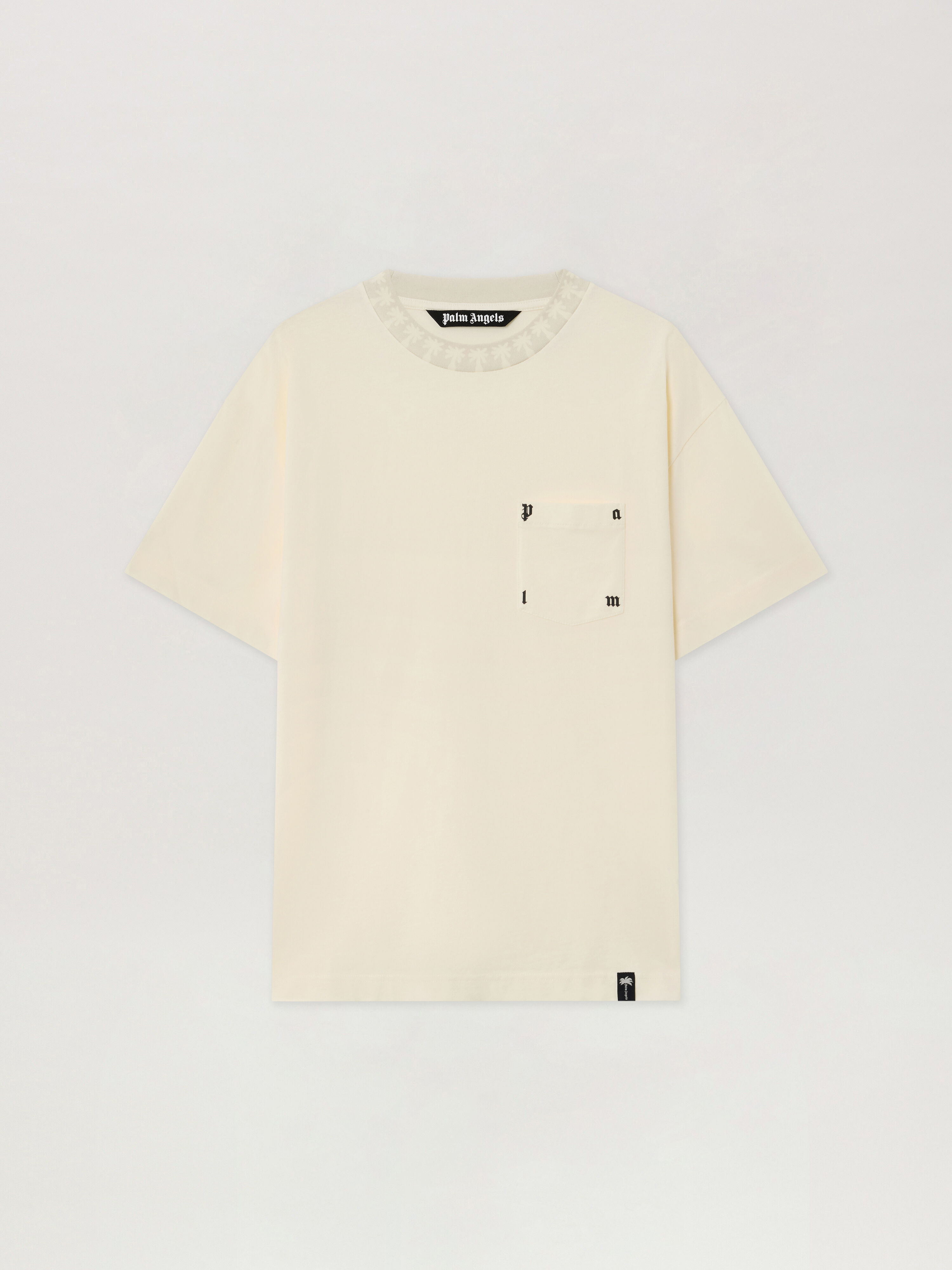 T-Shirt Palm PALM ANGELS T-Shirt Palm OFF WHITE - LIGHT GREY PAMAA08F26JR01