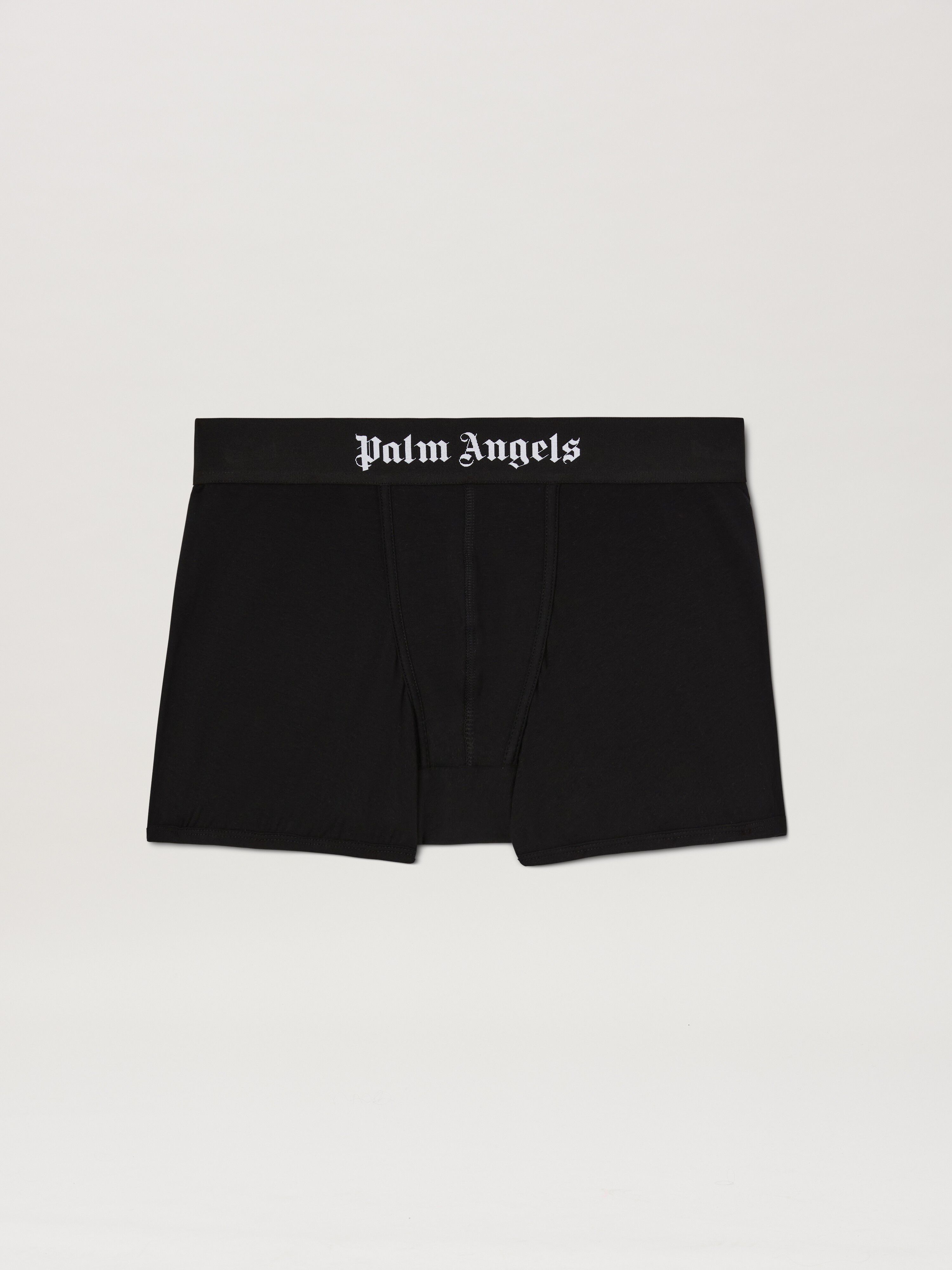 PALM ANGELS  Logo band blpack boxer BLACK - BLACK PMUH003S25FAB001