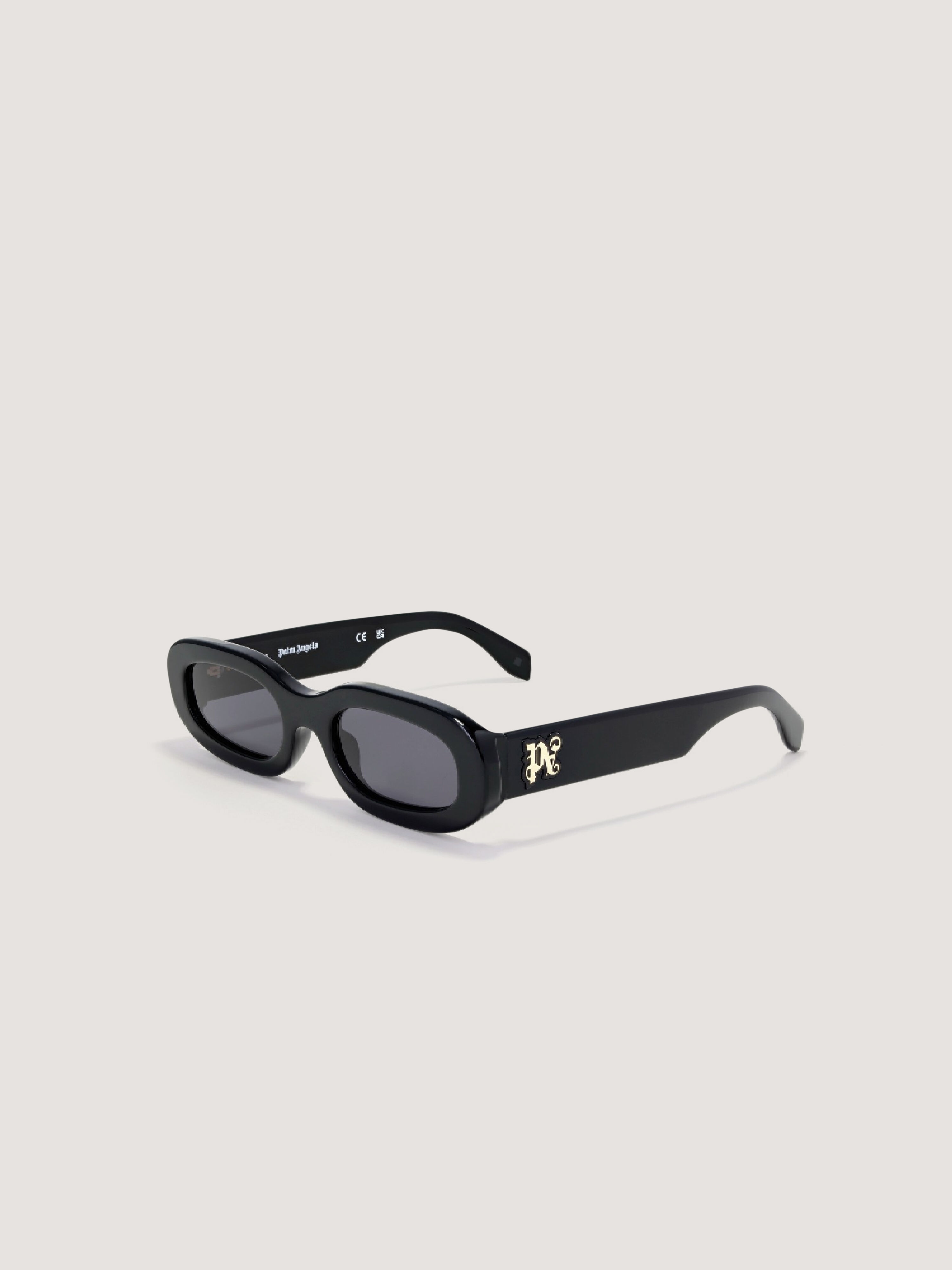 Yolo Black Lens Sunglasses PALM ANGELS Yolo Black Lens Sunglasses SHINY BLACK PA1032100753