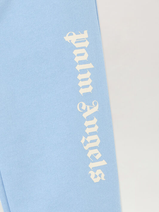 PALM ANGELS Overlogo Sweatpant CELESTE/LIGHT BLUE PBXD001S26FLE001