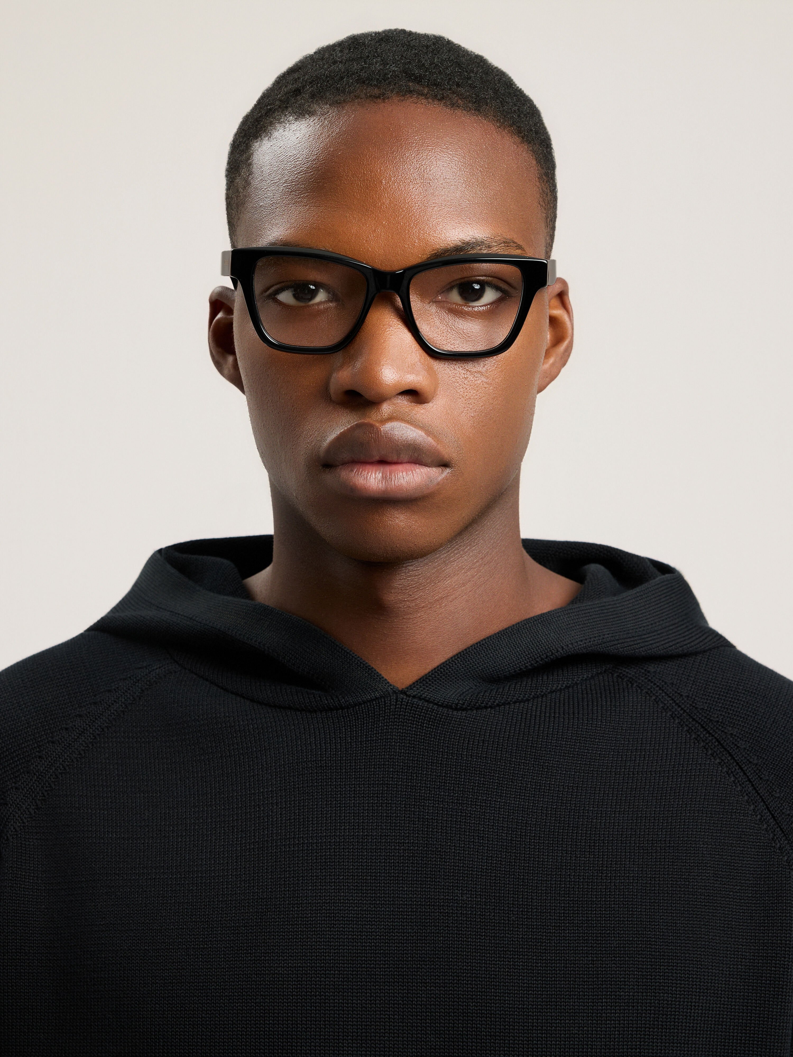PALM ANGELS Style 5028 Eyewear SHINY BLACK PA5033100052