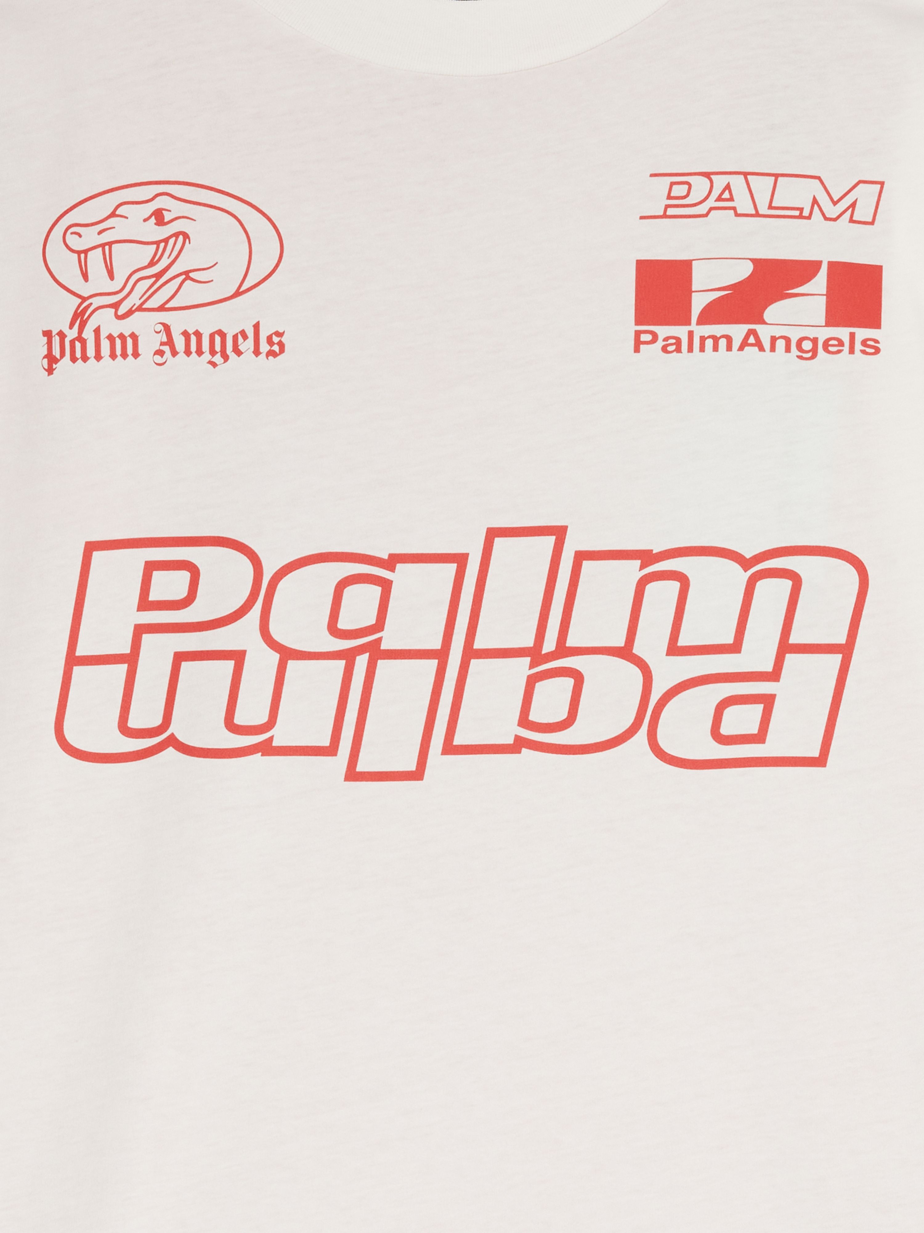 PALM ANGELS  Lunar New Year T-shirt RED PMAA002G25JER001