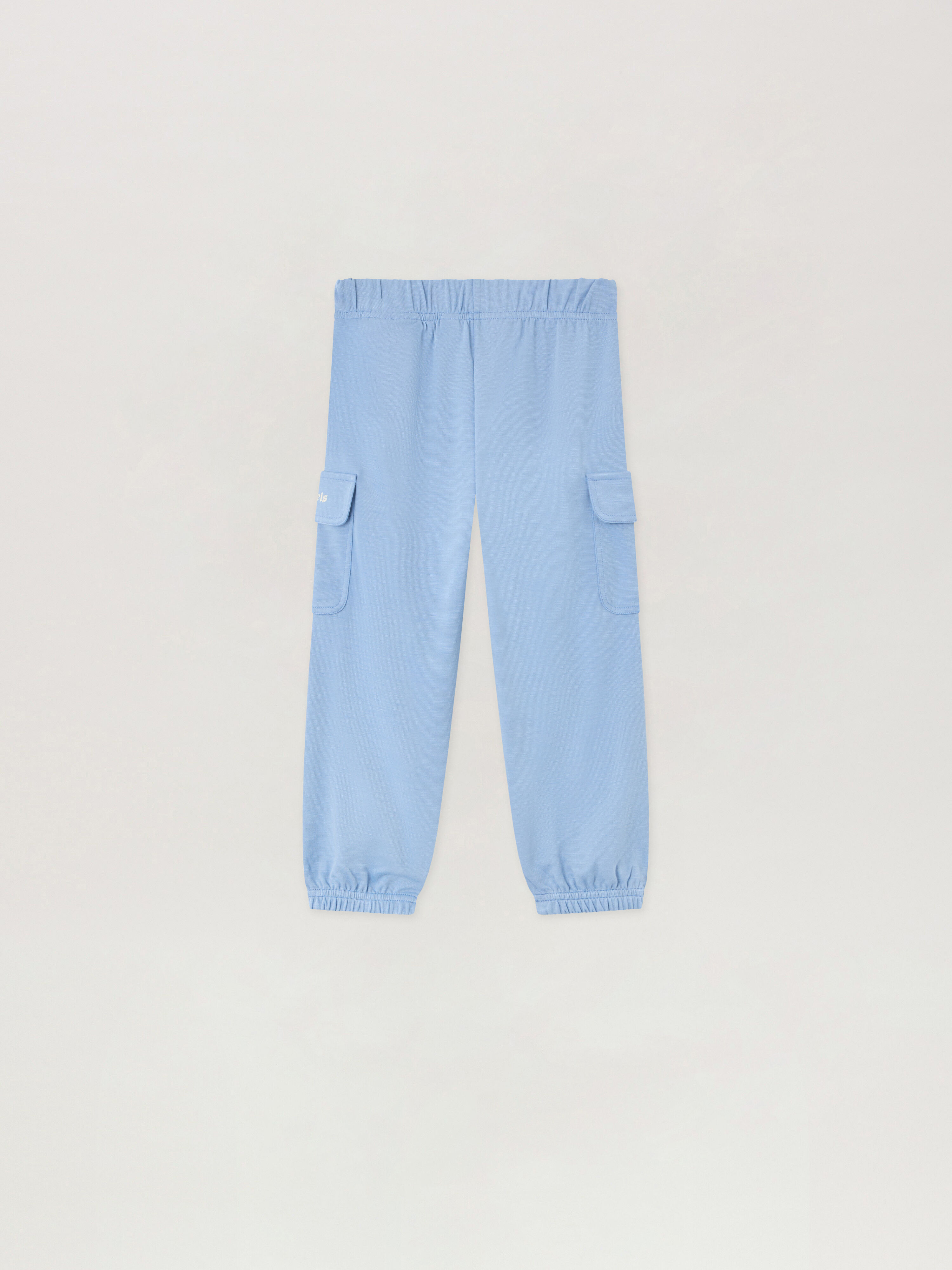 PALM ANGELS Track Cargo Sweatpant CELESTE/LIGHT BLUE PB4X005S26FLE001