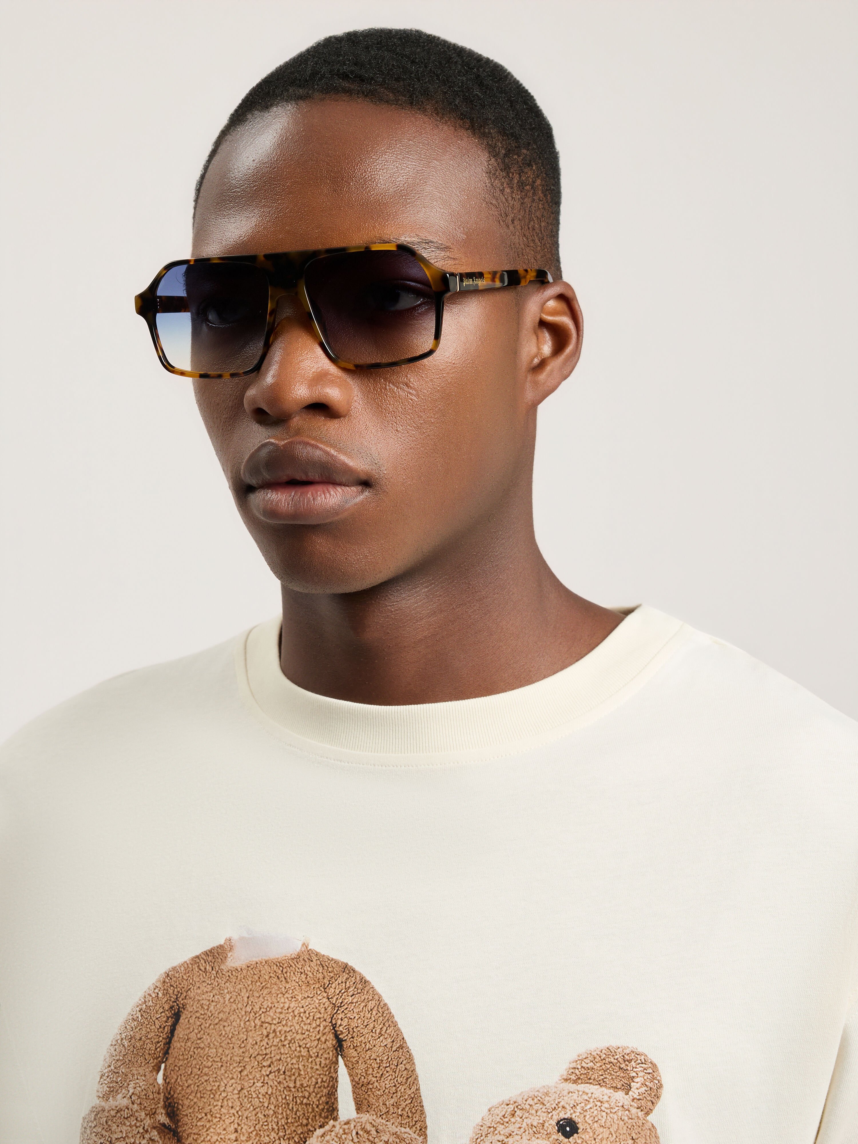 PALM ANGELS Camino Sunglasses SHINY HAVANA PA1027604258