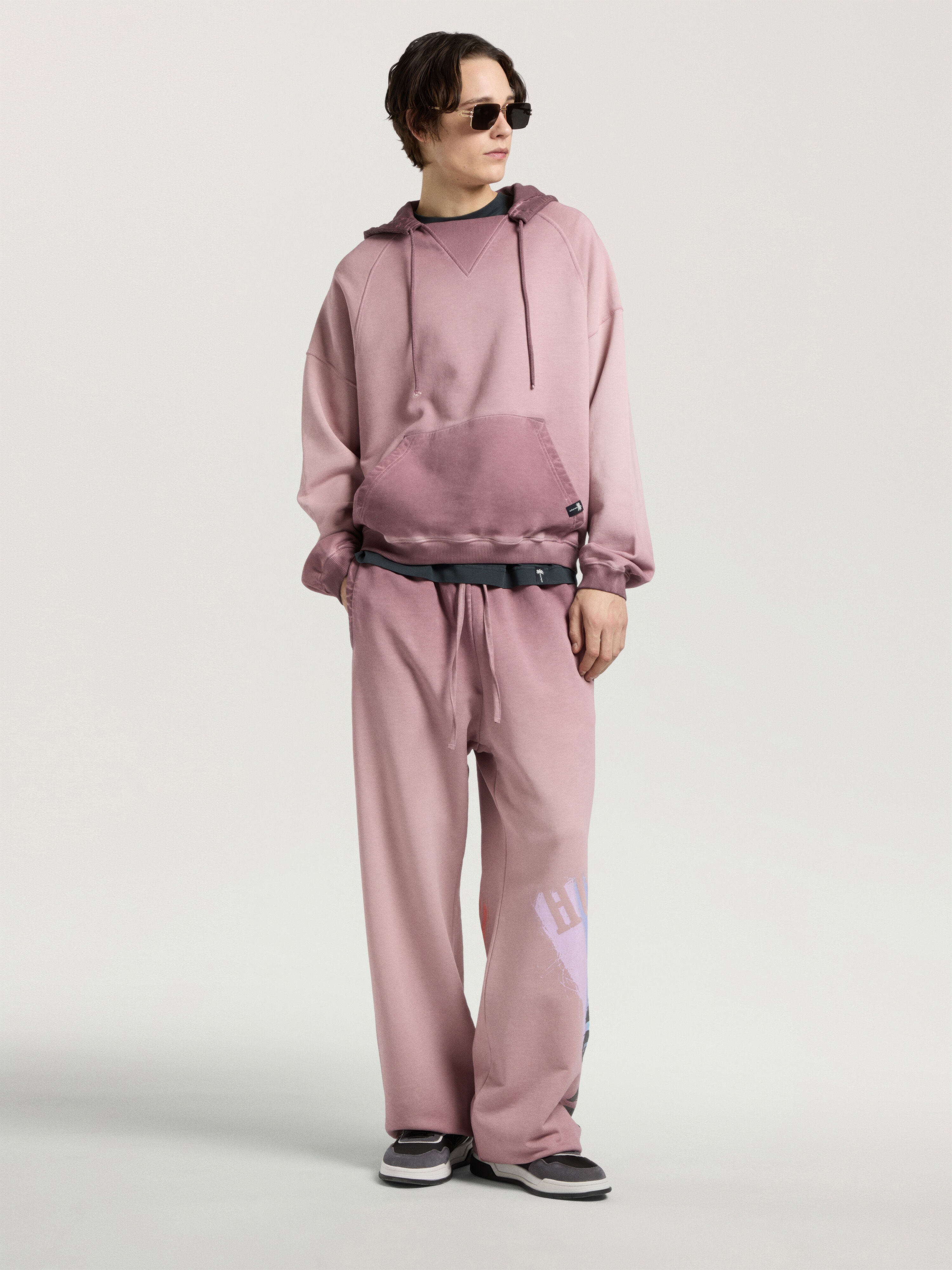 Neon Boulevard Back Hoodie PALM ANGELS Neon Boulevard Back Hoodie BROWN - MULTICOLOR PAMBB07W26FL01