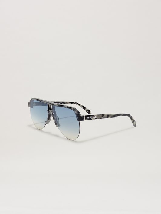 PALM ANGELS  Trinity sunglasses HAVANA BLACK BLUE GRADIENT ELECTRIC PERI10BS25PLA001