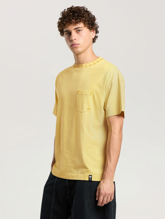PALM ANGELS T-Shirt Palm LIGHT YELLOW - OCHER YELLOW PAMAA08F26JR01