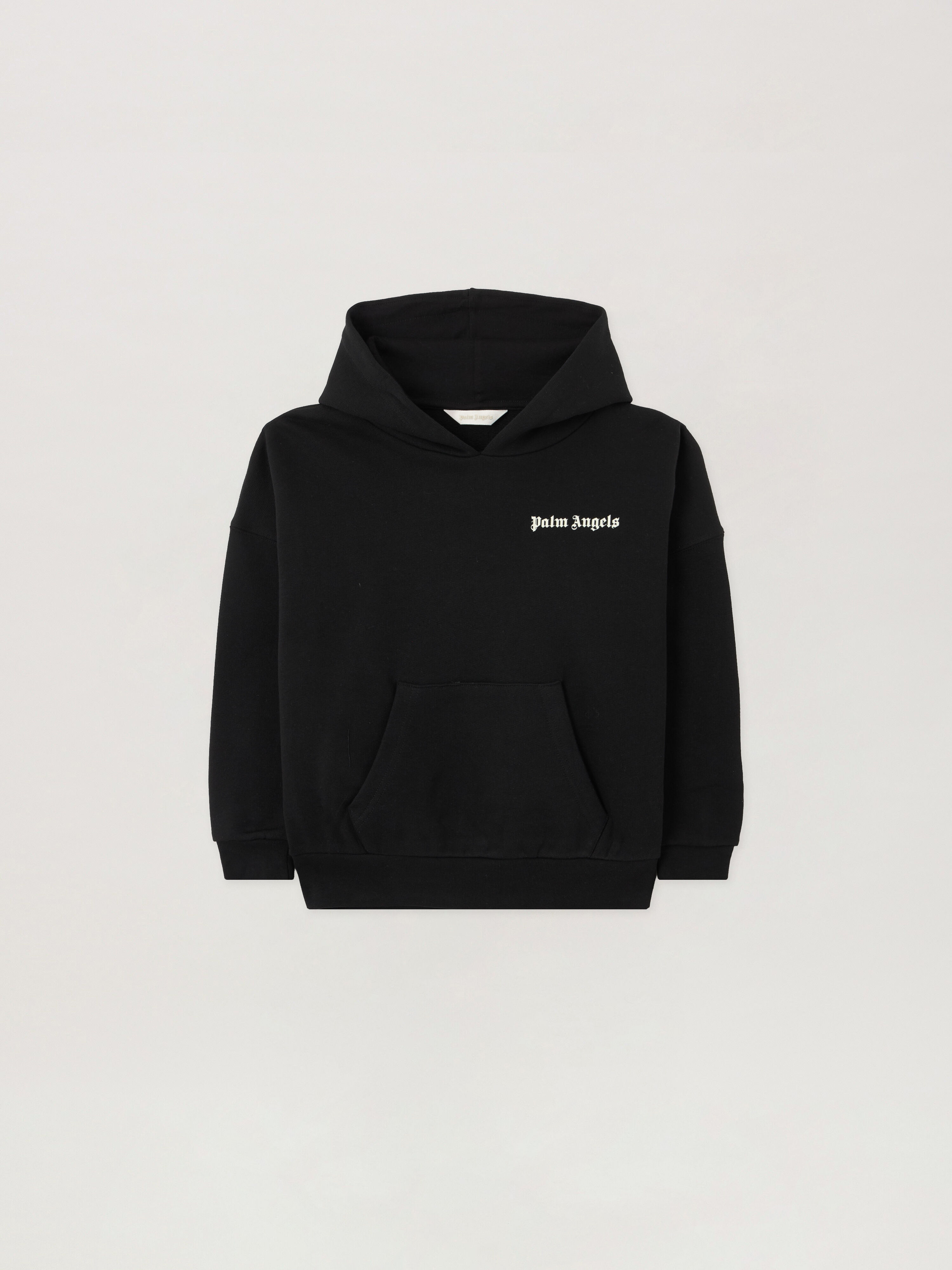 PALM ANGELS Overlogo Oversize Fit Hoodie NERO/BLACK PBBB011S26FLE001