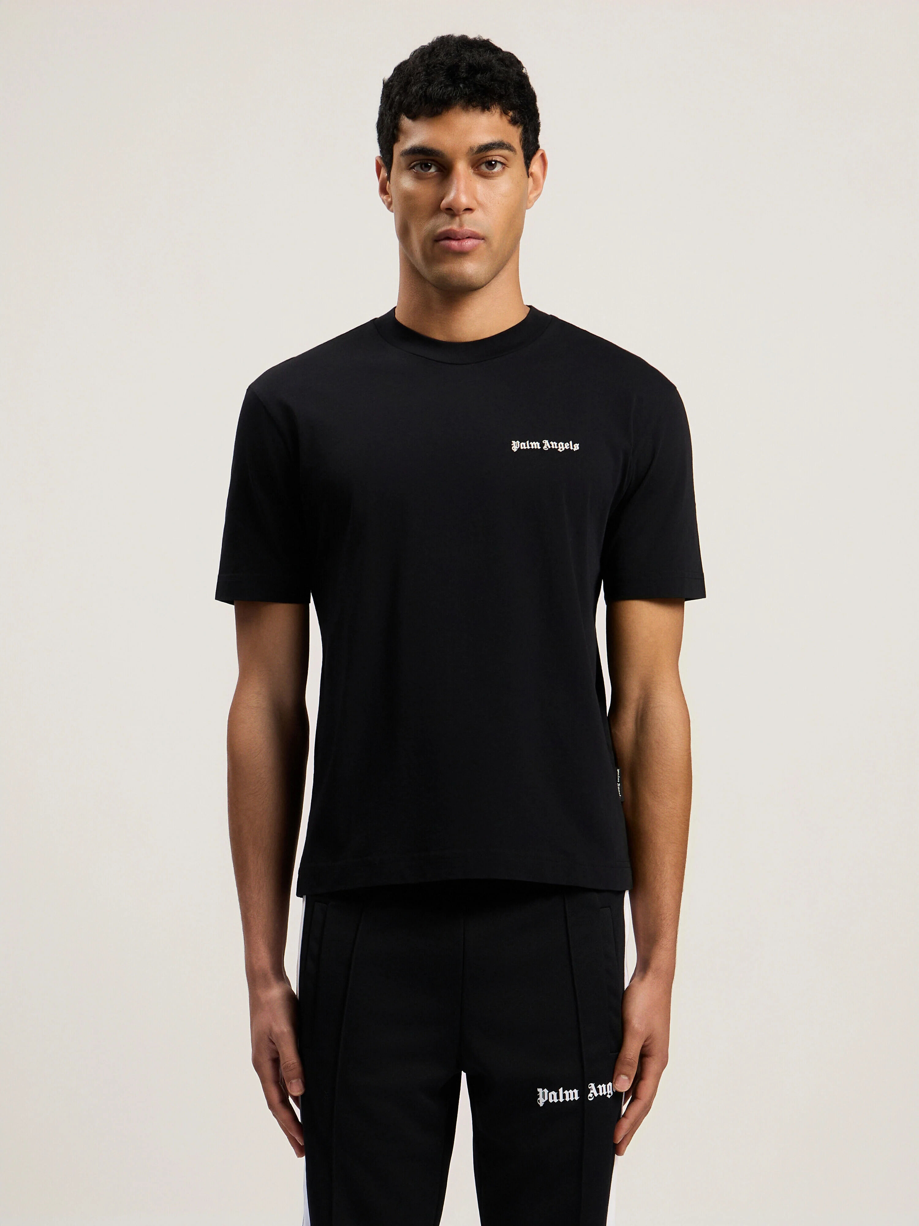 PALM ANGELS Classic Logo Three-Pack T-Shirt BLACK - OFF WHITE PAM2B01F26JR01