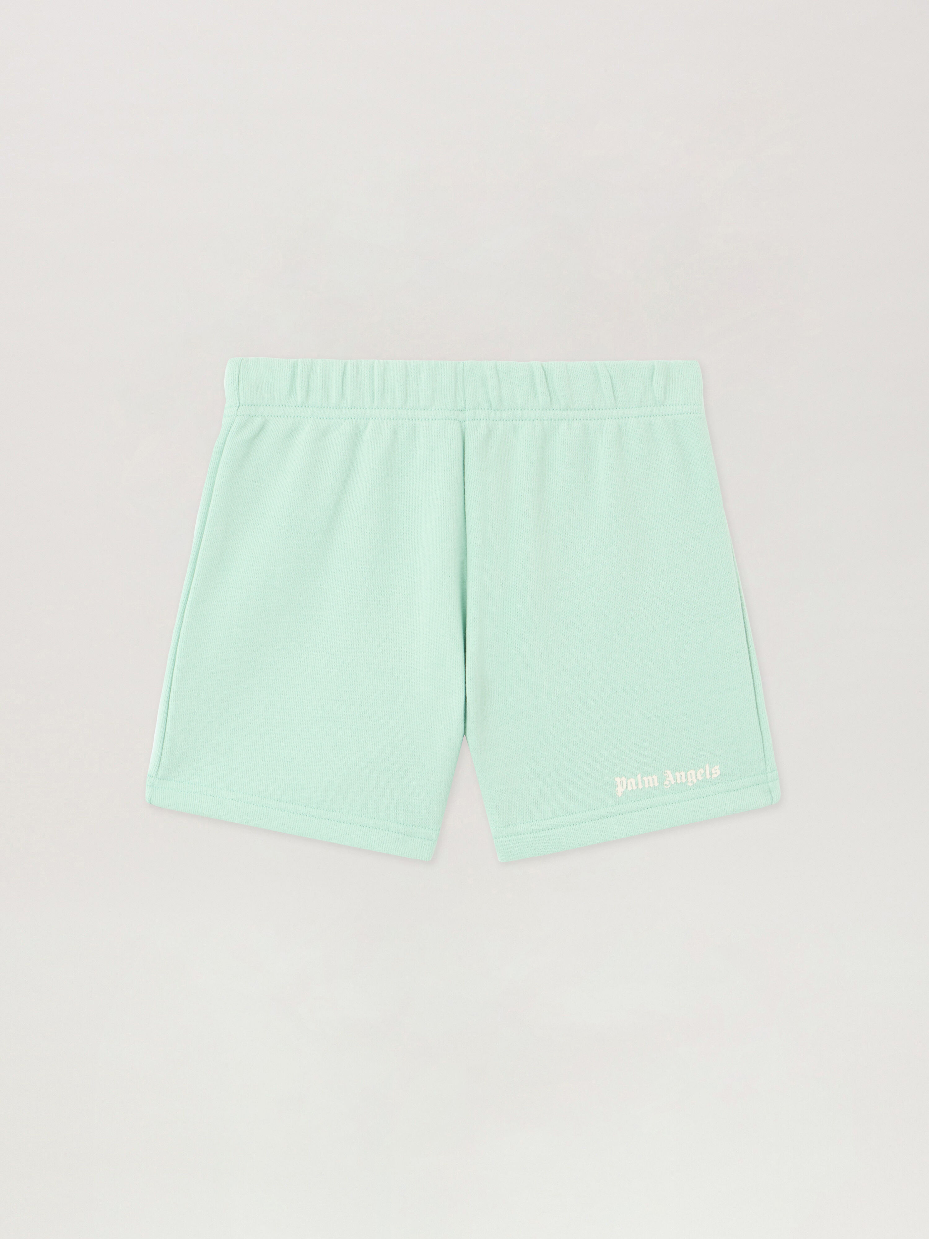 PALM ANGELS Classic Logo Sweat Short VERDE CHIARO/LIGHT GREEN PB6X003S26FLE001