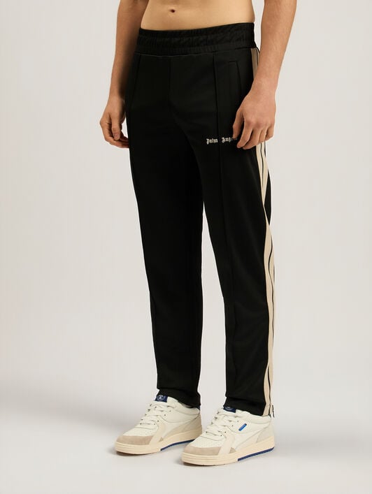 Classic Logo Track Pants PALM ANGELS Classic Logo Track Pants BLACK - OFF WHITE PAMCJ02F26FB01