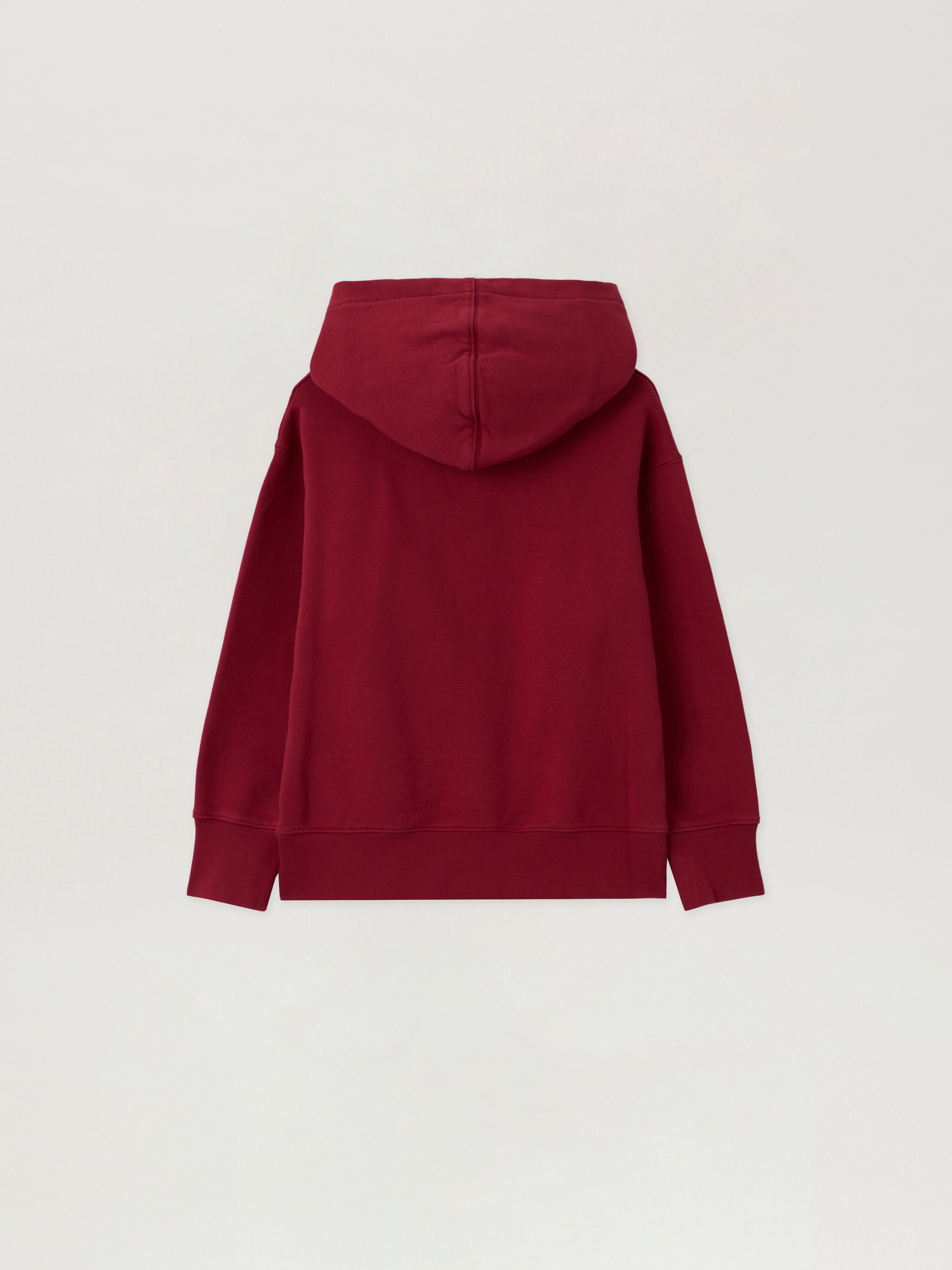 PALM ANGELS Neck Logo Reg.Hoodie BRICK RED - PGBB015F25FLE002
