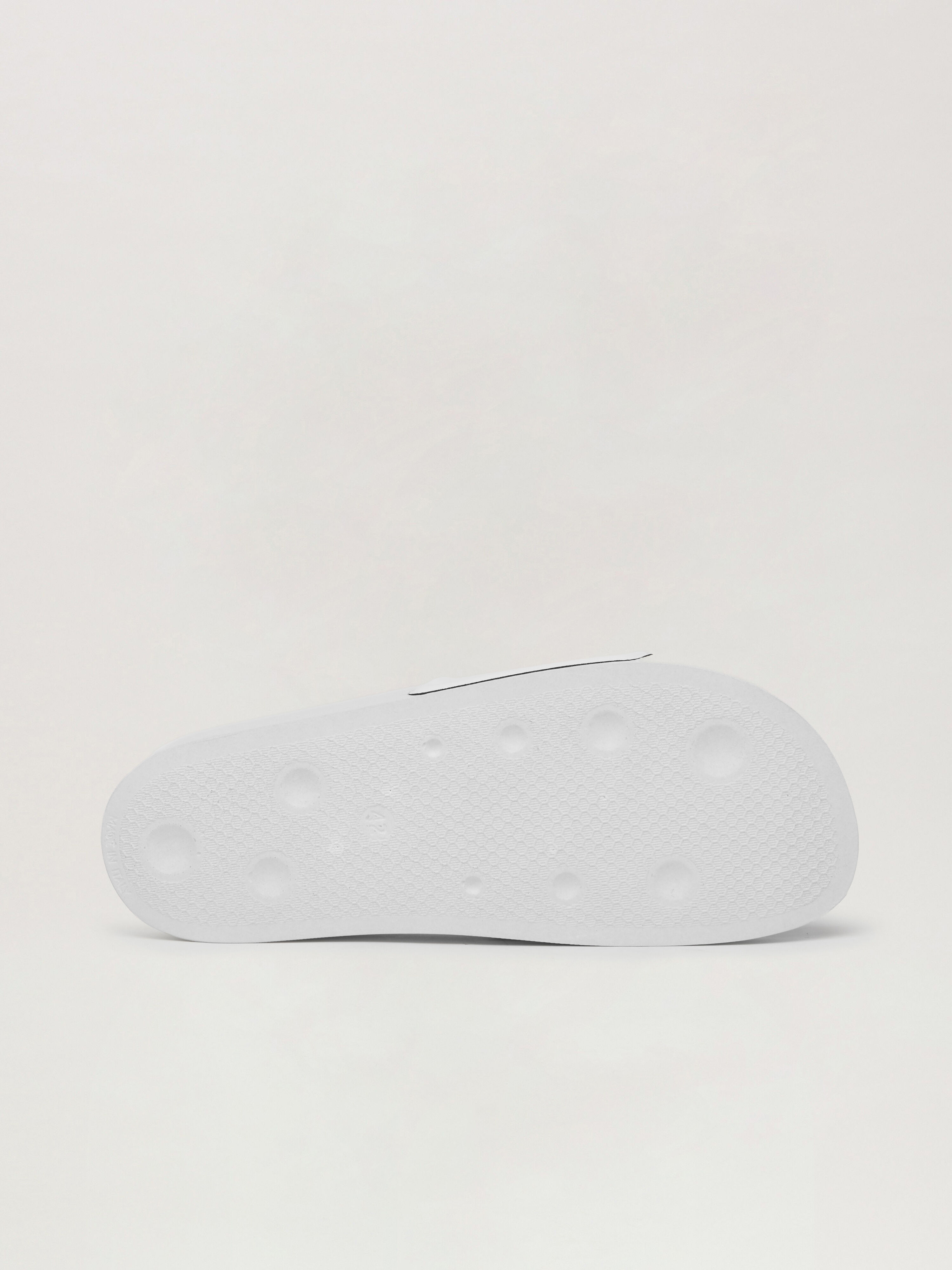 PALM ANGELS Pool Slider WHITE BLACK PWIC002C99PLA003