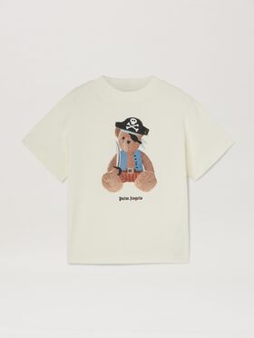 PALM ANGELS  Bear Pirate T-shirt BUTTER BROWN PBAA003S25JER009
