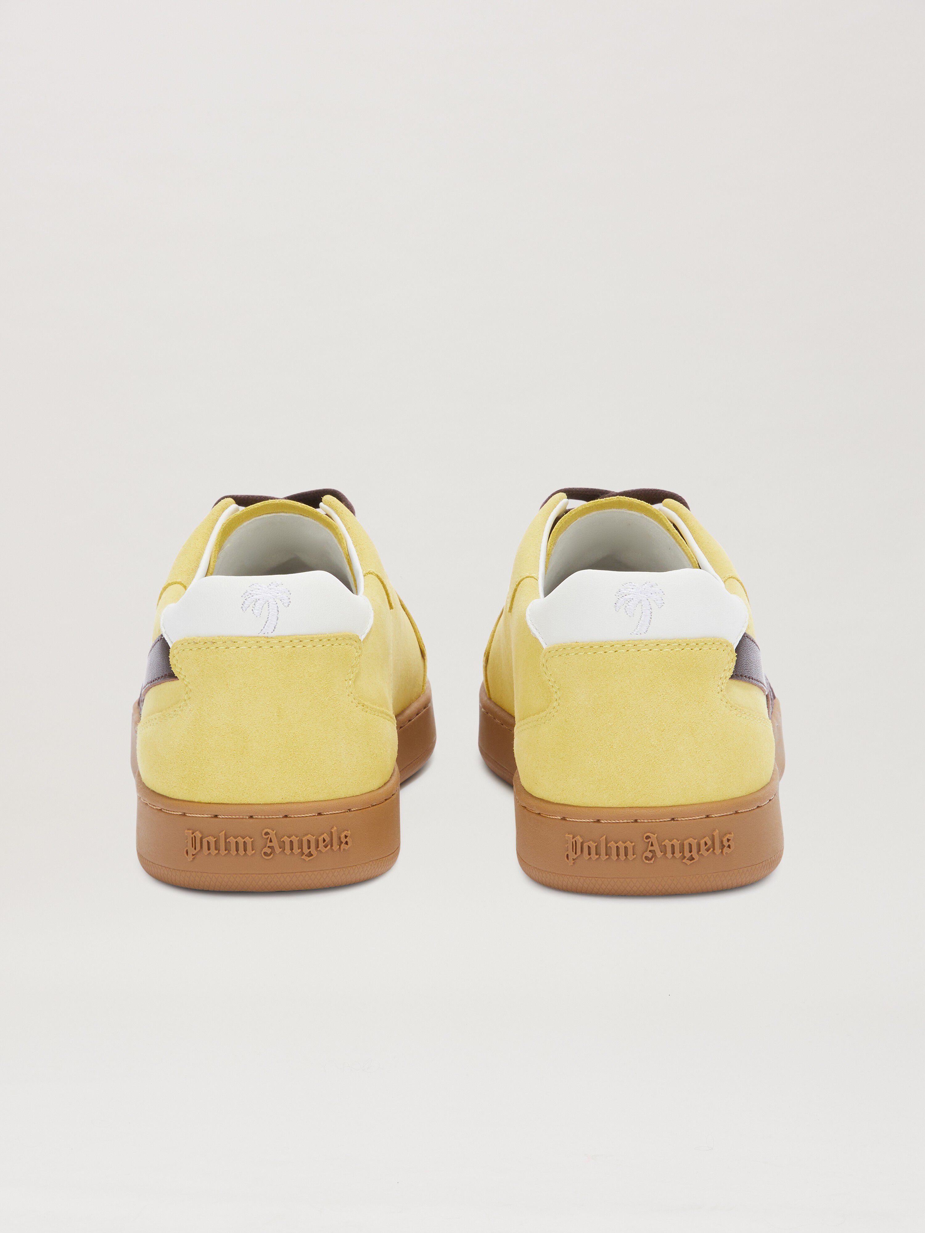 PALM ANGELS  New Palm 1 Sneakers OCHER YELLOW - BROWN PMIA099S25LEA002