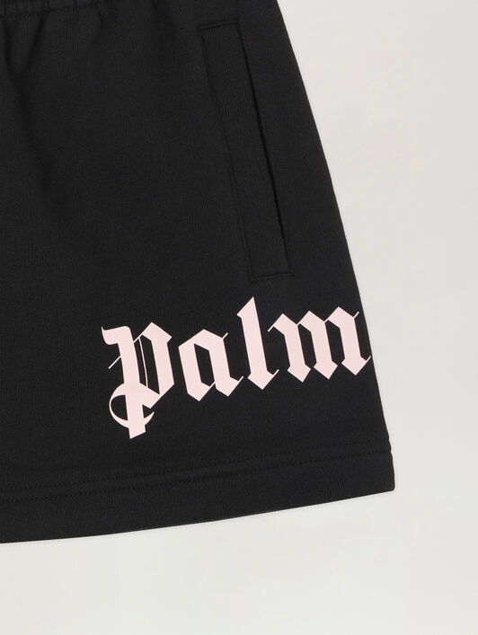 PALM ANGELS Overlogo Sweat Skirt NERO/BLACK PGCK001S26FLE001