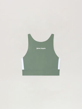 PALM ANGELS Training Track Top Sage SAGE WHITE PWVO001C99FAB002