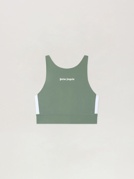 PALM ANGELS Training Track Top Sage SAGE WHITE PWVO001C99FAB002