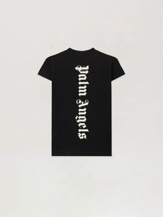 PALM ANGELS Overlogo T-Shirt Dress NERO/BLACK PGDB002S26JER001
